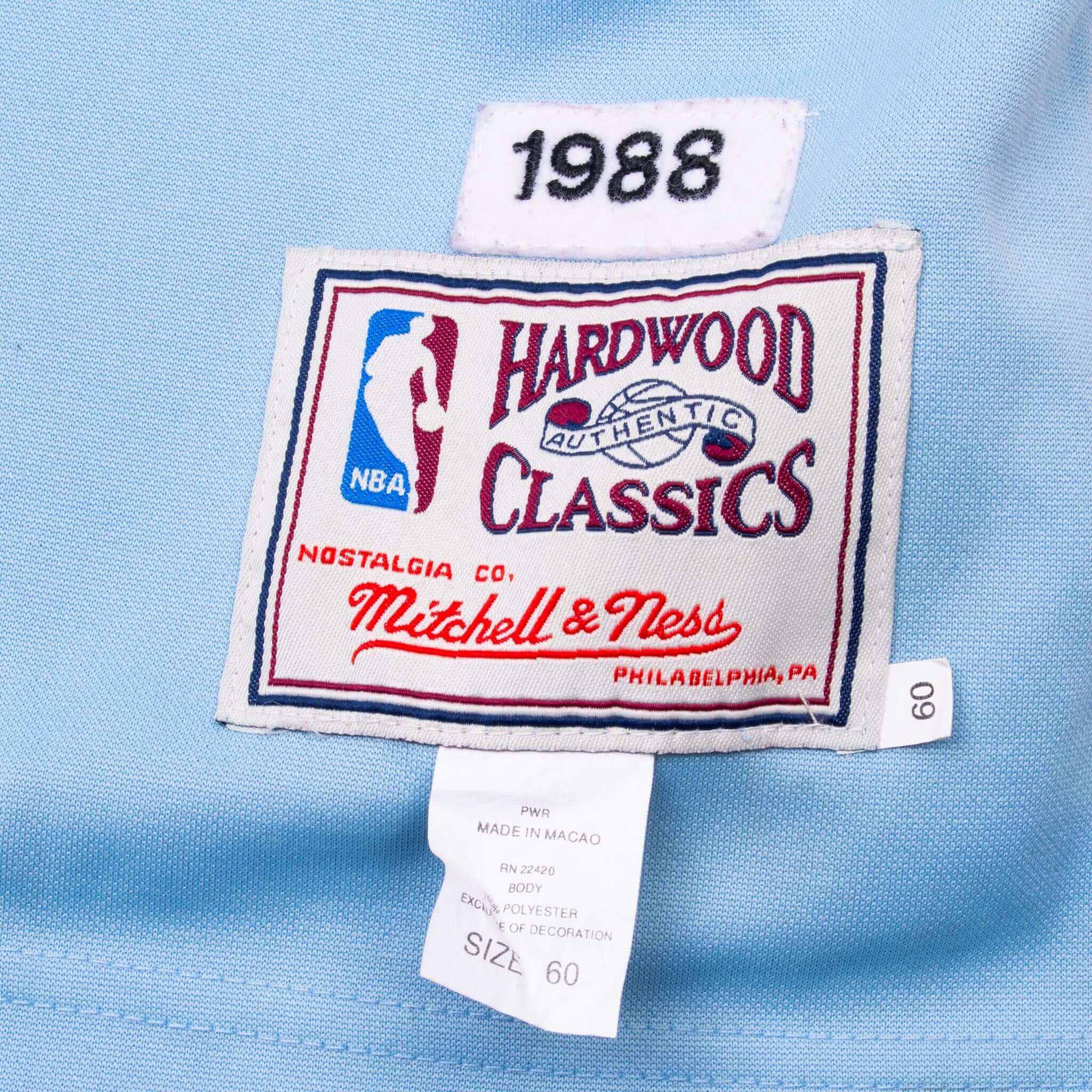 Vintage Nba Sacramento Kings Reggie Theus #24 1988 Mitchell & Ness Jersey Size 60