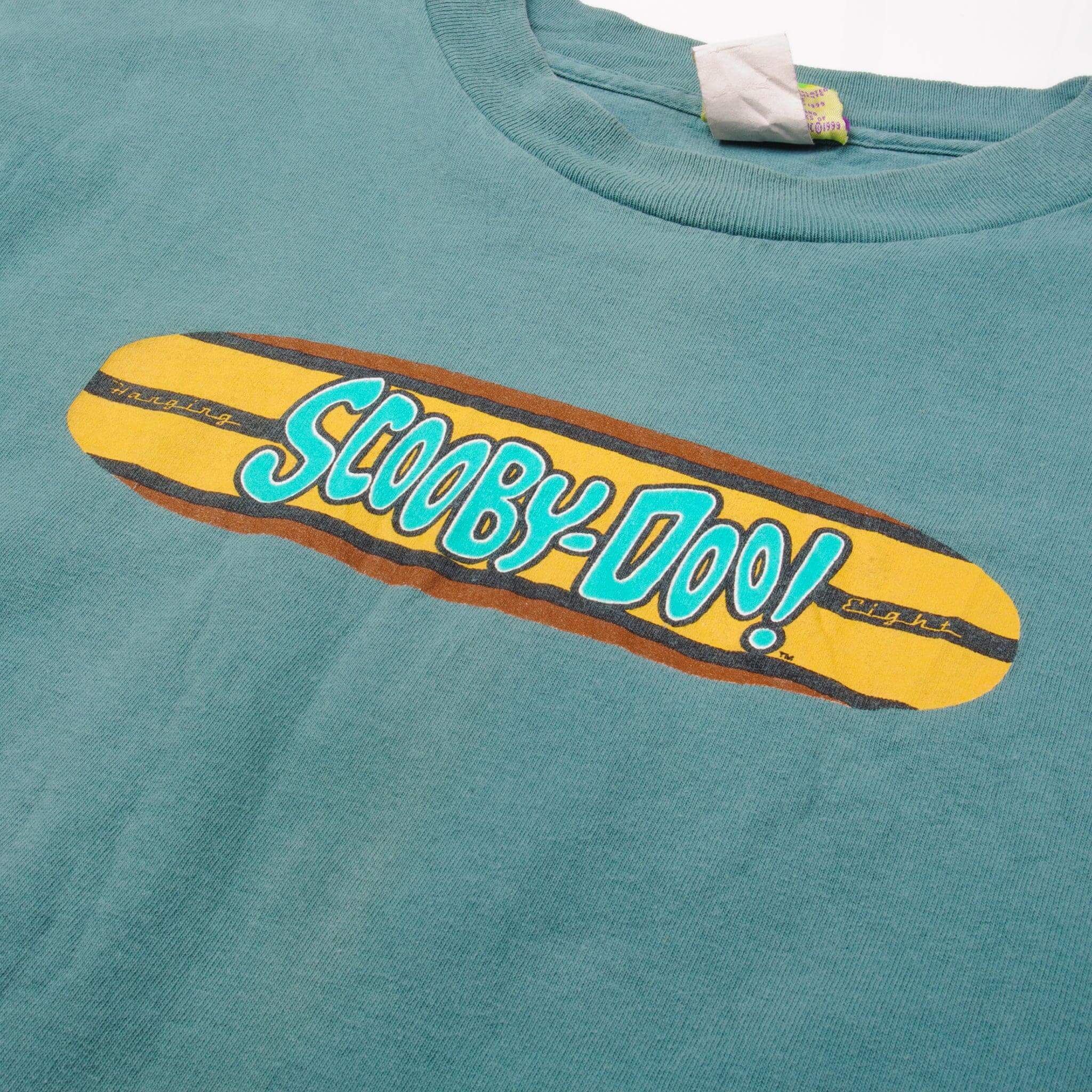 Vintage Surfing Scooby-Doo "Hanging Eight". Tee Shirt 00's Size XLarge. Made In USA