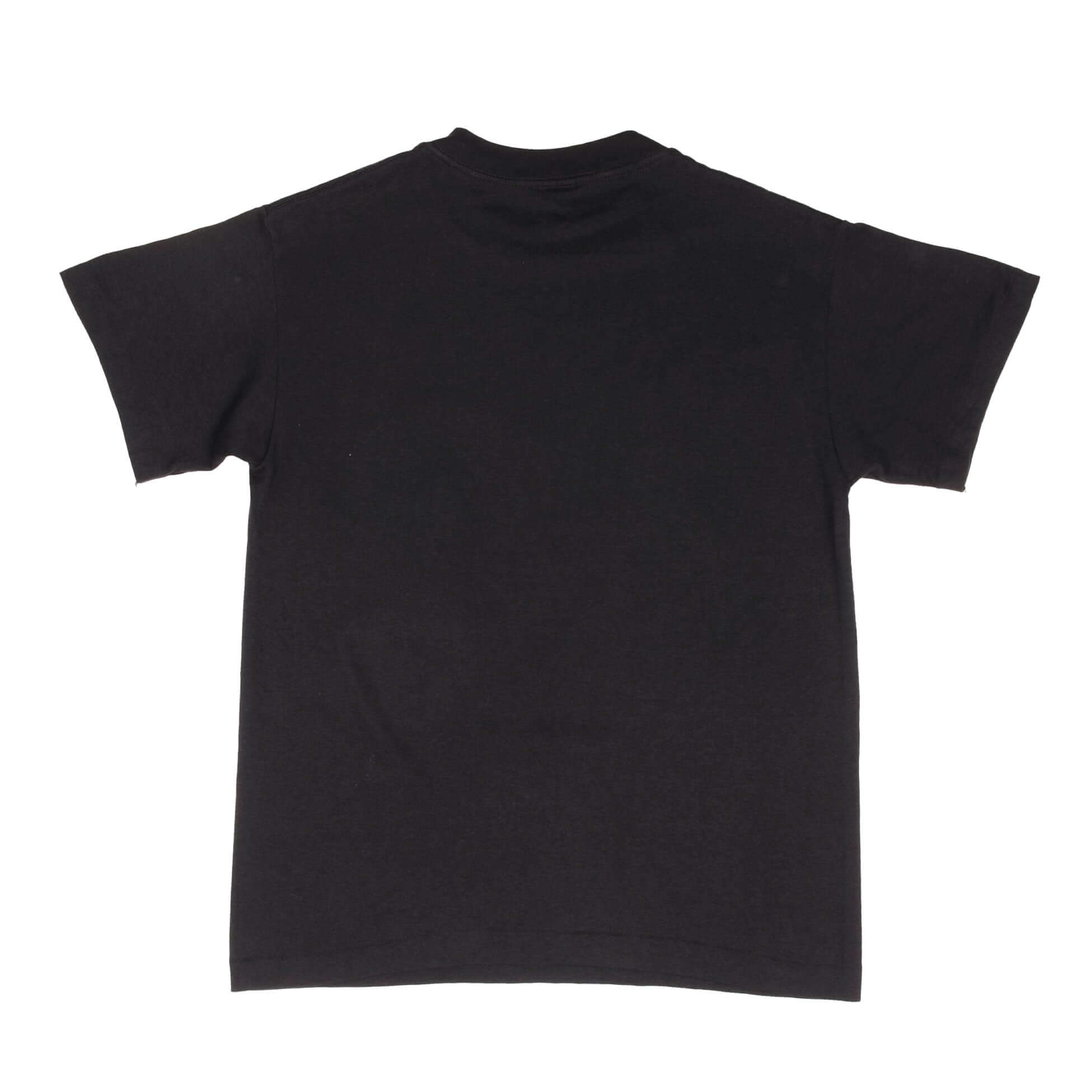 Vintage Black MLB Colorado Rockies Tee Shirt 1991 Size Medium Made In USA With Single Stitch Sleeves