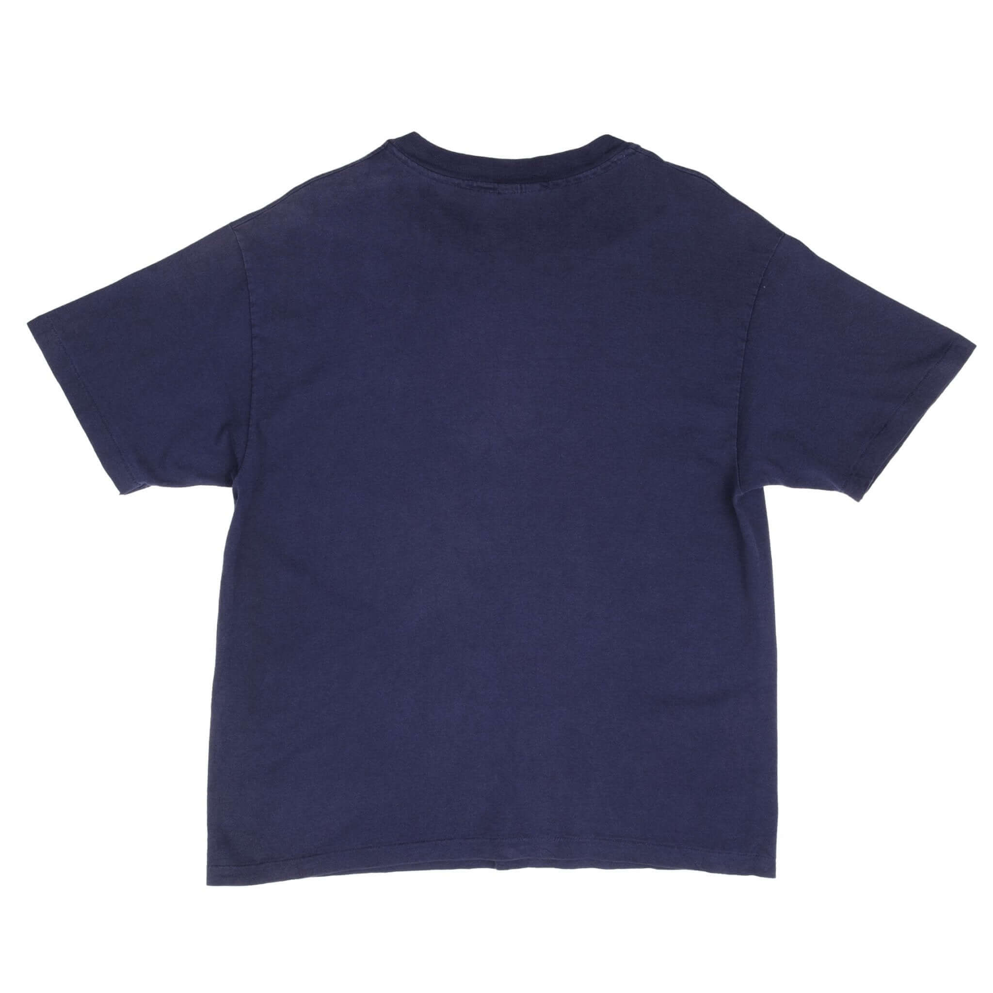 Vintage Mlb Atlanta Braves 1992 Hanes Tee Shirt Size Large Made In USA With Single Stitch Sleeves