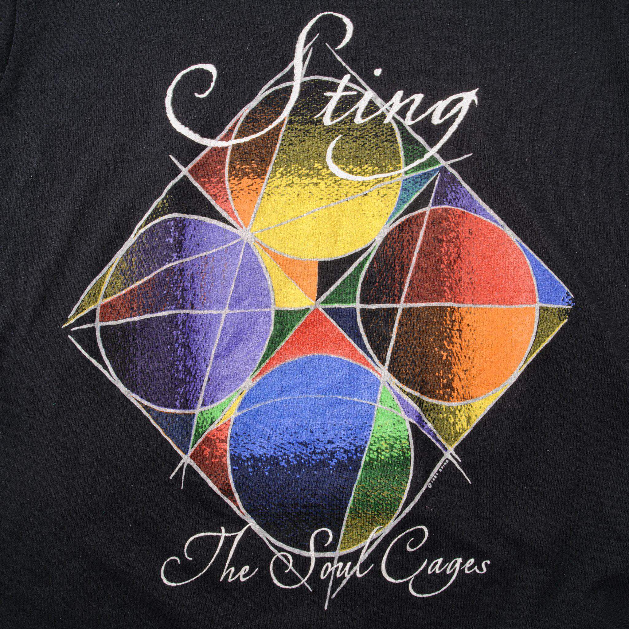 VINTAGE STING THE SOUL CAGES TEE SHIRT 1991 SIZE MEDIUM MADE IN USA