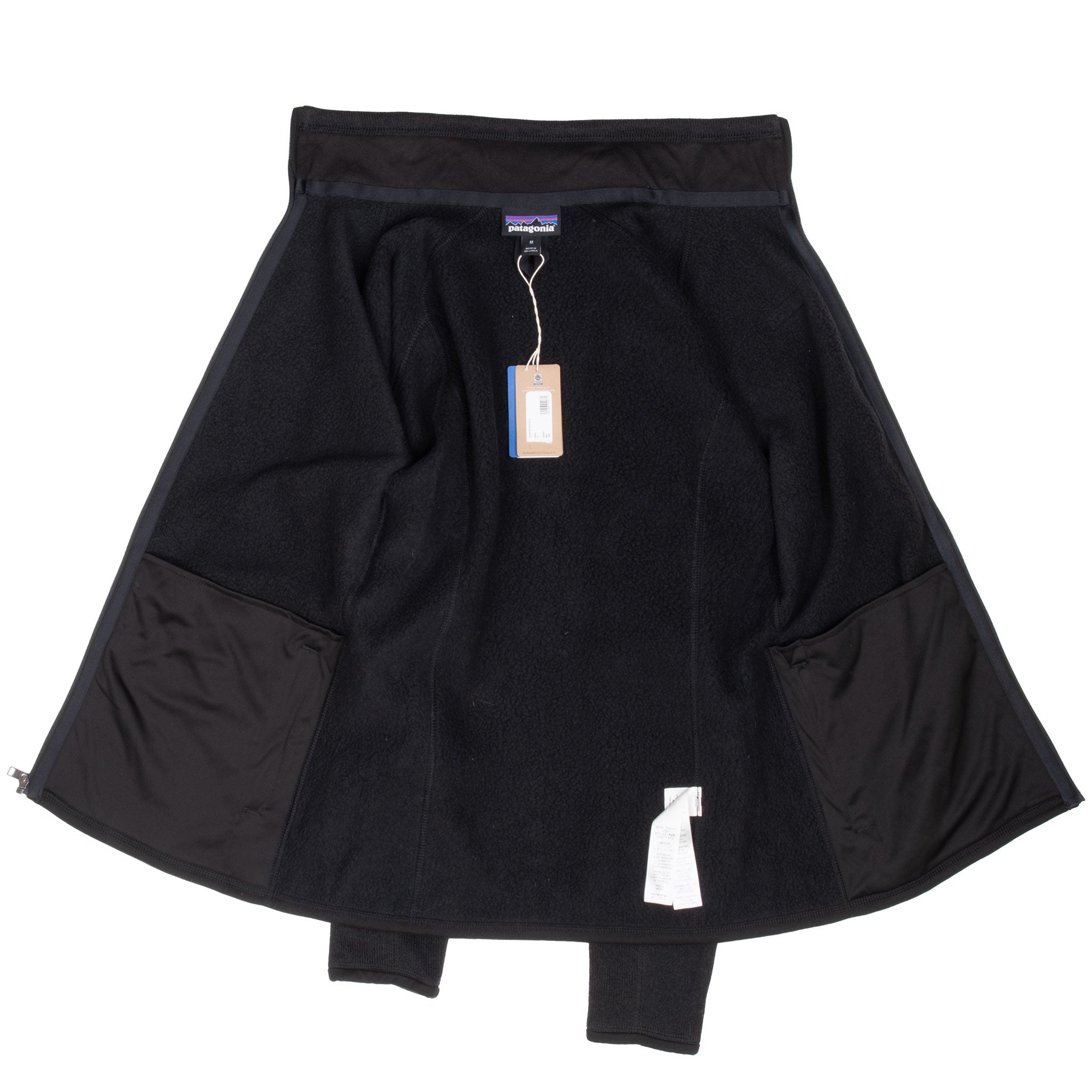 VINTAGE PATAGONIA BLACK BETTER SWEATER FLEECE JACKET 2021 MEDIUM WOMEN NOS