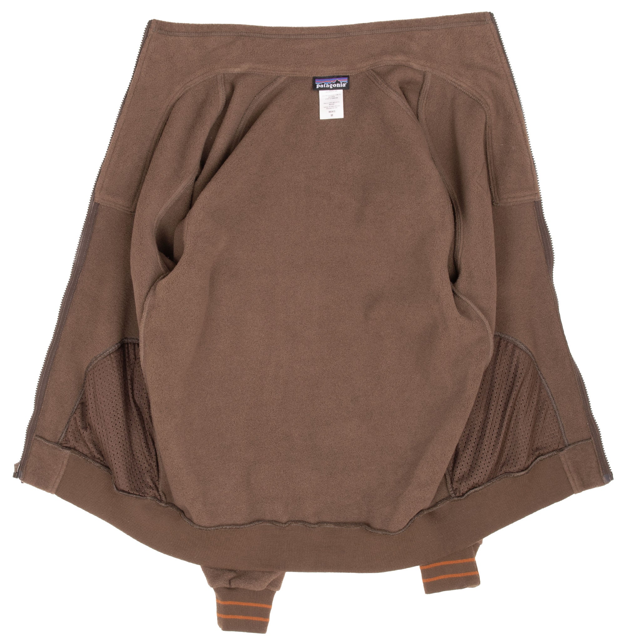 VINTAGE PATAGONIA BROWN PHIL'S FLEECE JACKET 2009 SIZE MEDIUM