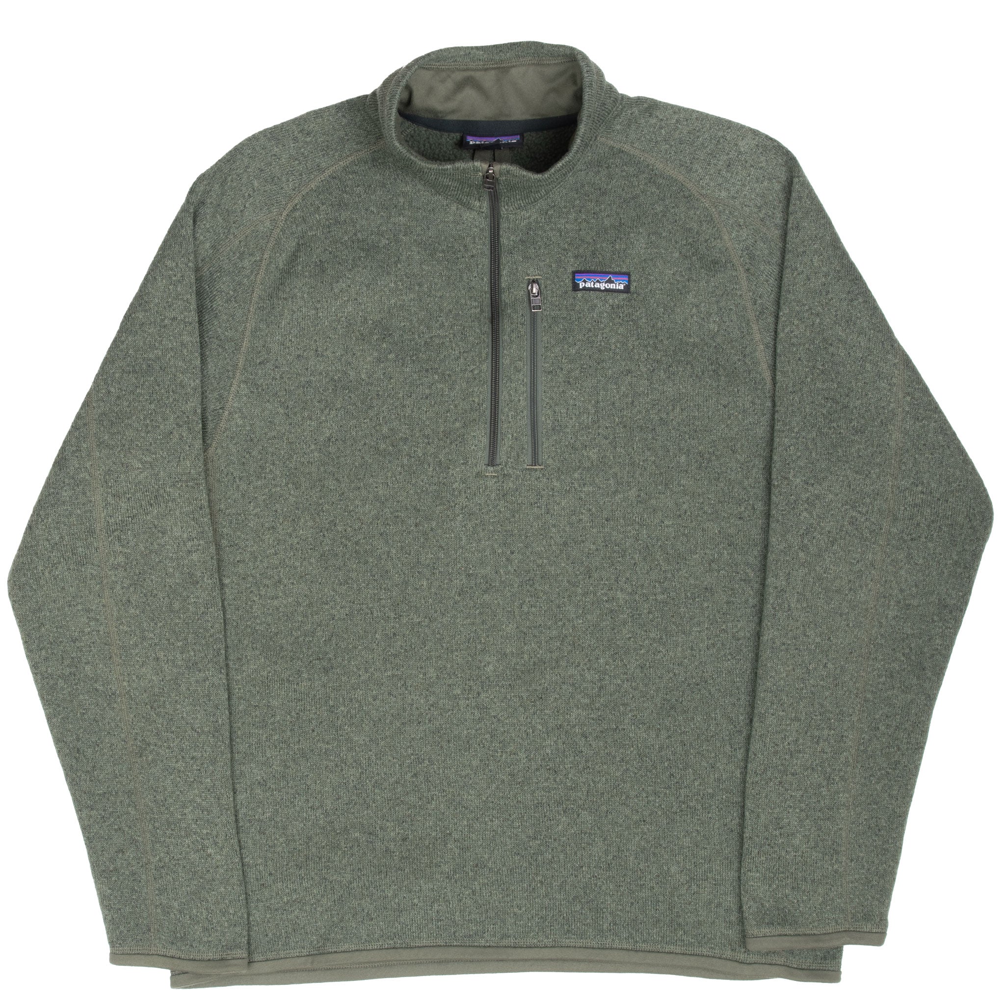 VINTAGE PATAGONIA GREEN PULLOVER BETTER SWEATER 1/4 ZIP FLEECE 2019 JACKET LARGE