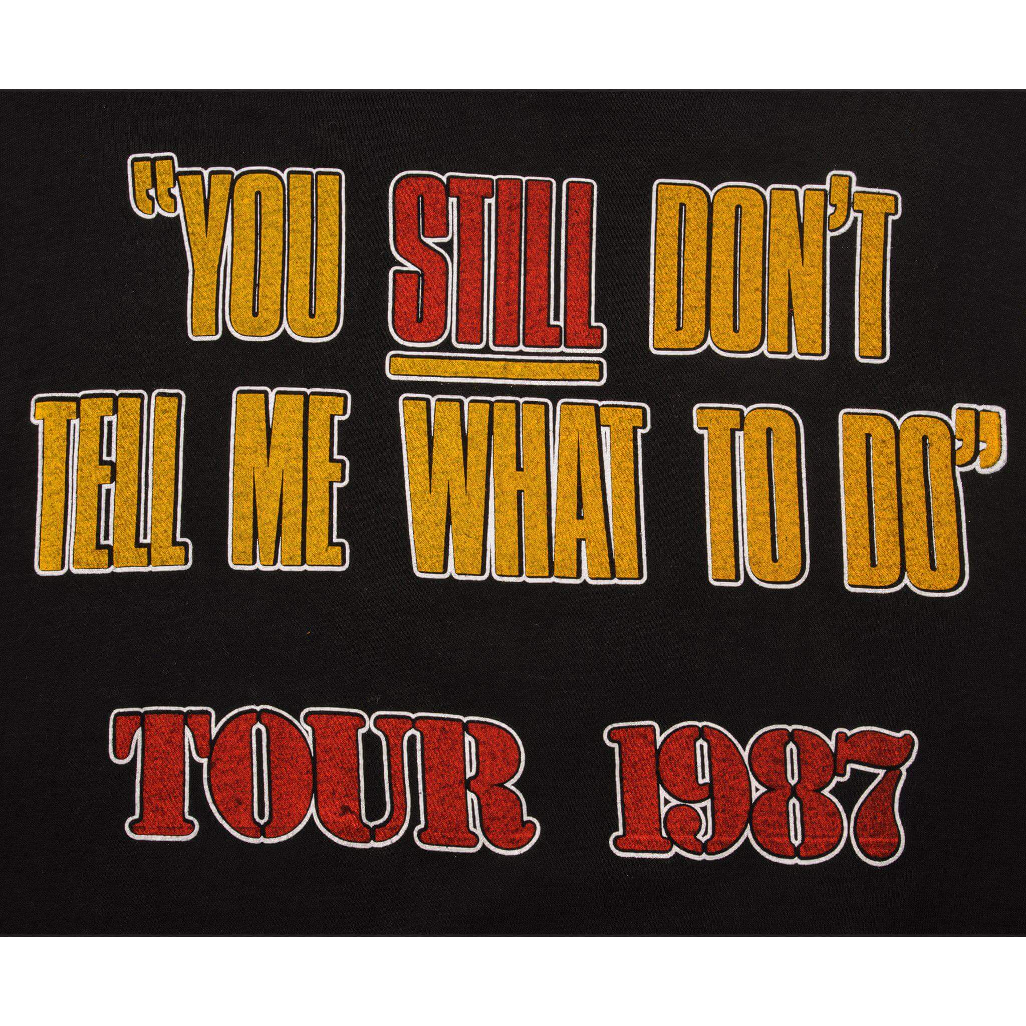 VINTAGE PAT TRAVERS BAND TOUR 1987 TEE SHIRT SIZE LARGE MADE IN USA