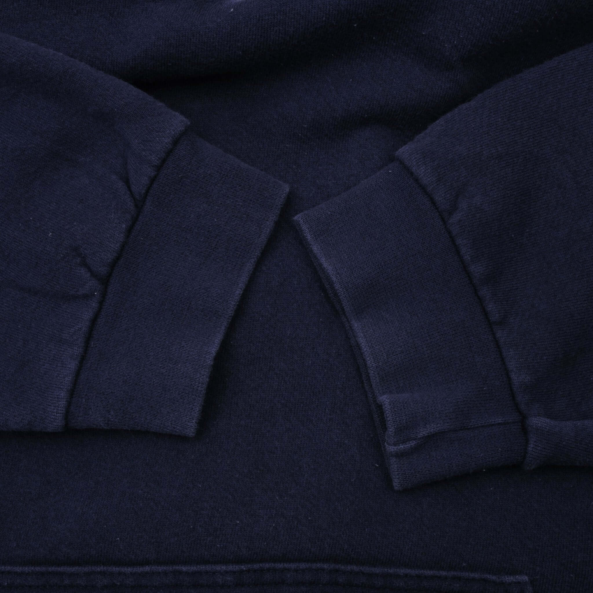 Vintage Navy Blue Nike Center Swoosh Hoodie 1990S Size XL Made In USA Travis Scott