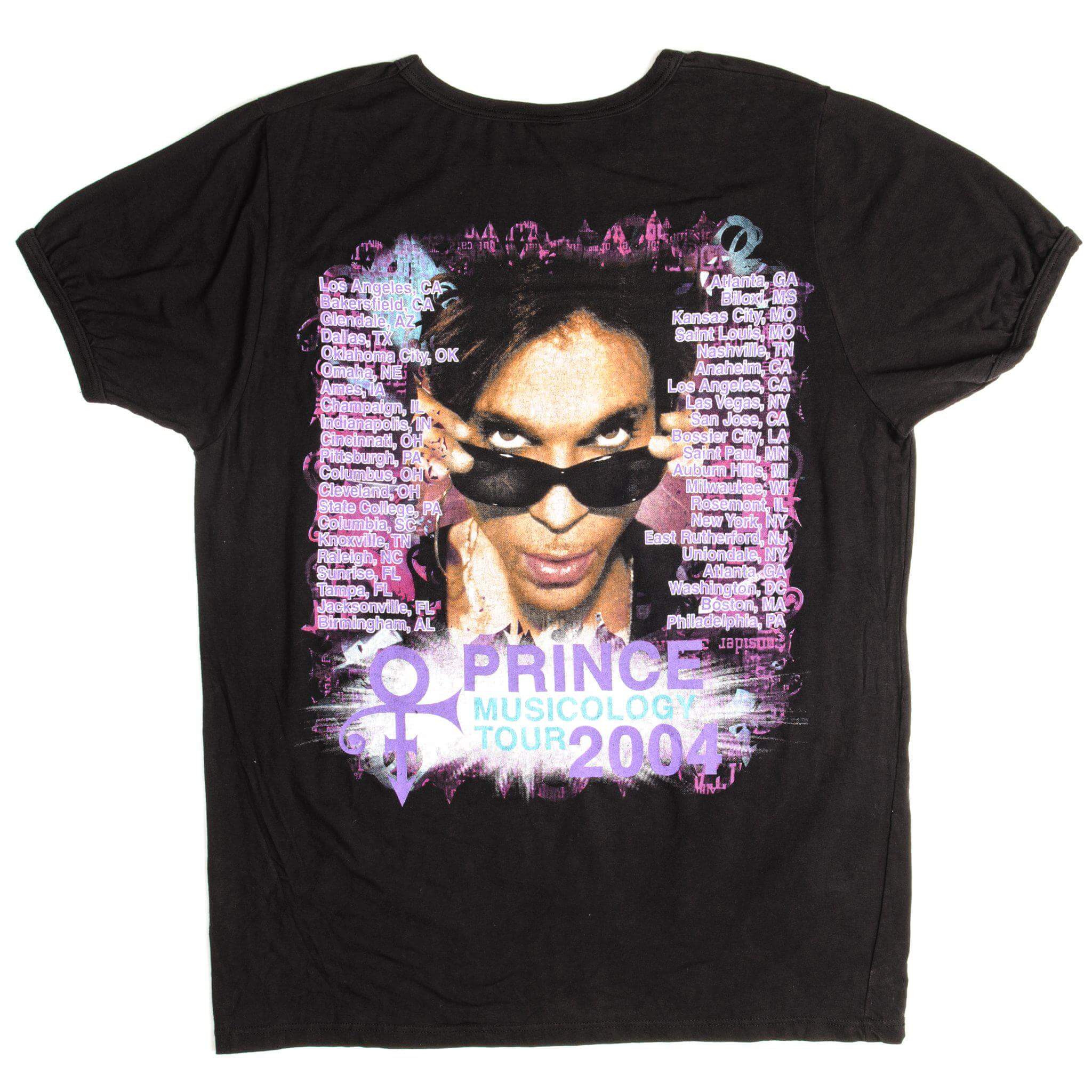 Vintage Prince Musicology Tour 2004 Merona Tee Shirt Size Large.