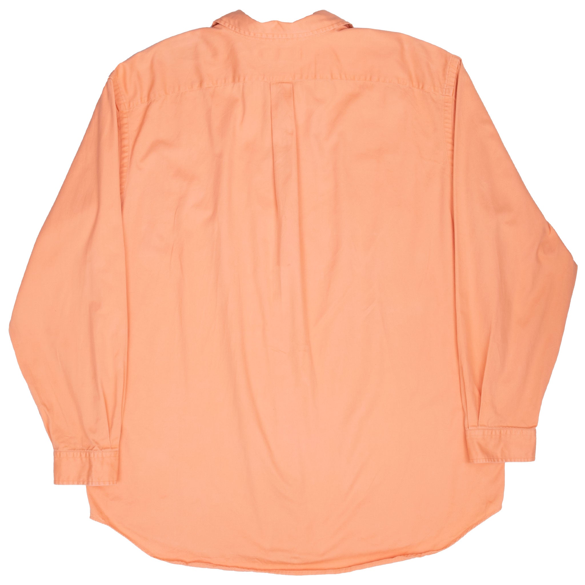 Vintage Polo Ralph Lauren Salmon Pink Shirt 1990S Size 2XL Tall