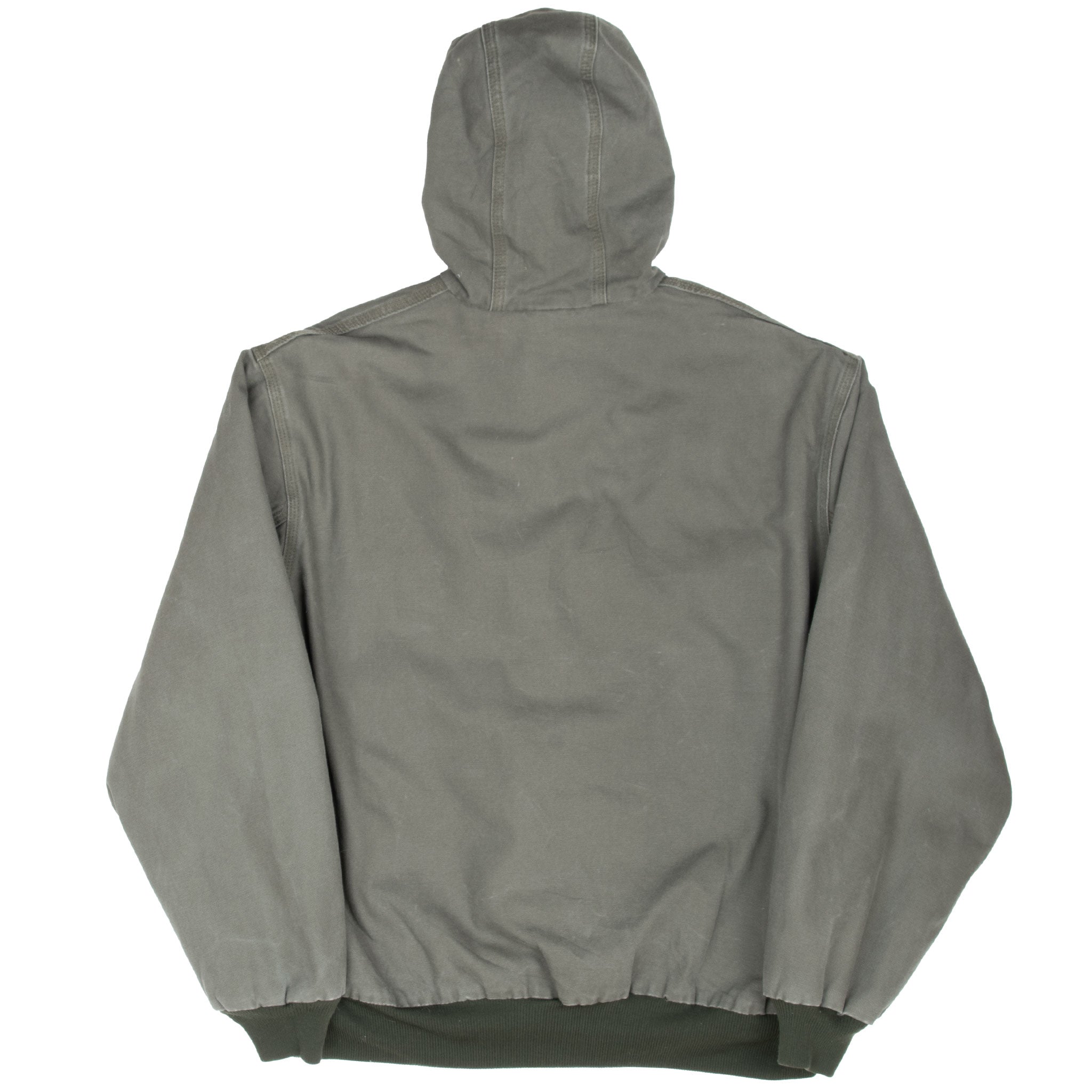 VINTAGE CARHARTT GREEN HOODED ACTIVE JACKET 2012 J280MOS SIZE LARGE