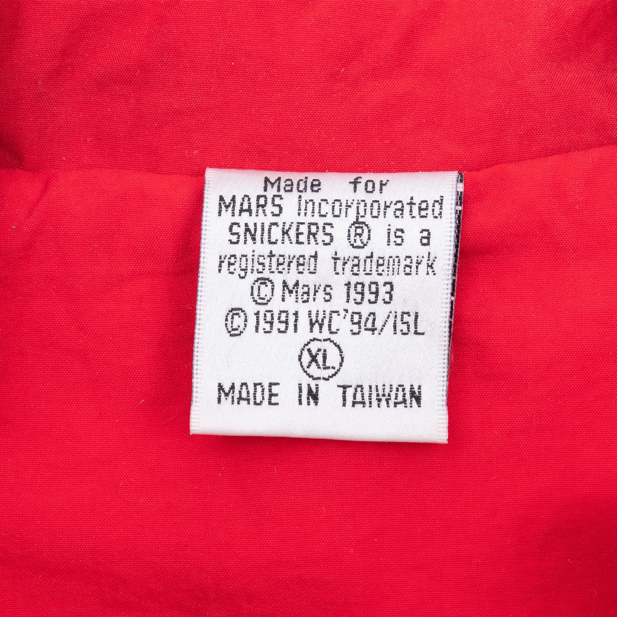 Vintage Soccer World Cup 1994 Team Usa Snickers Windbreaker Jacket 1990S Size XL