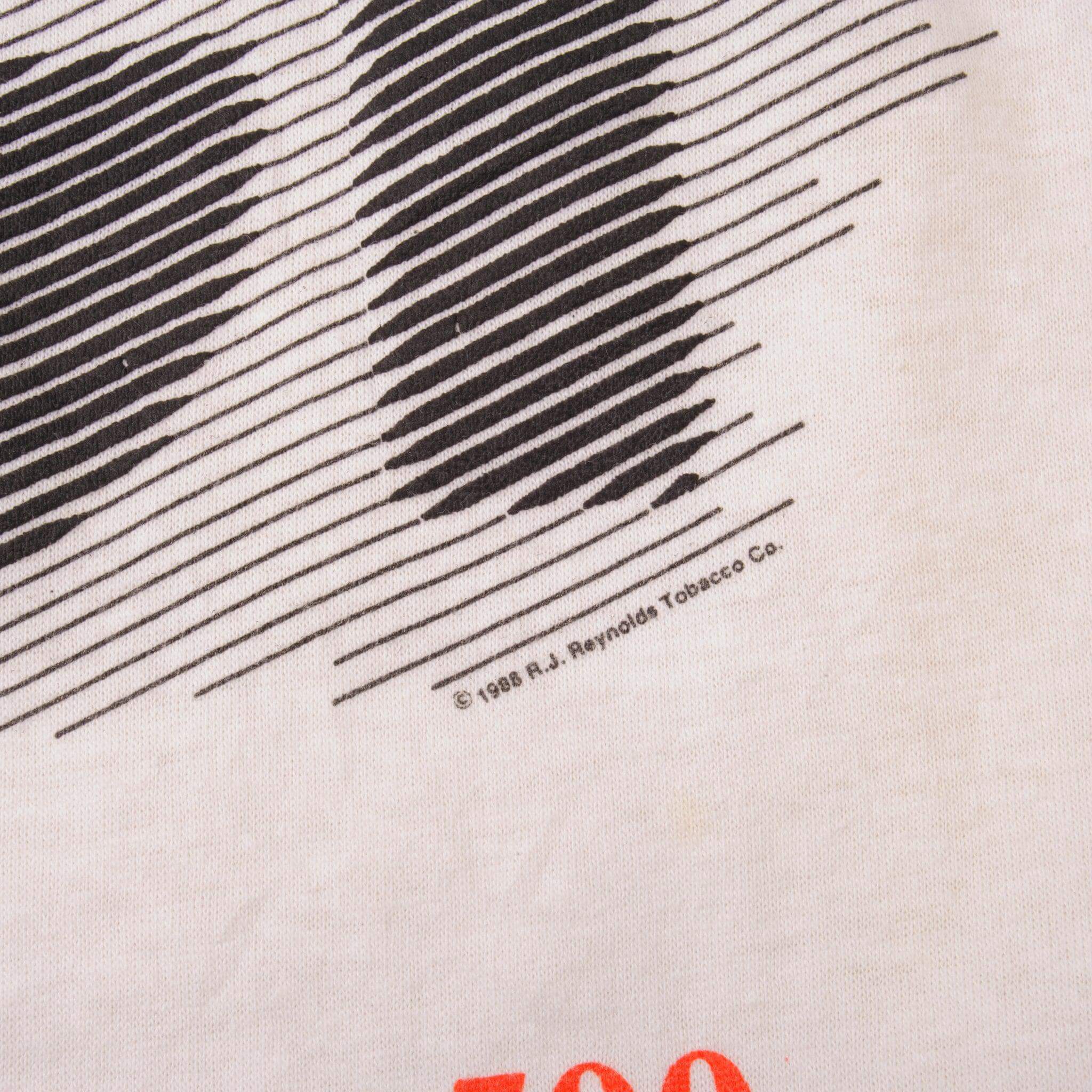 Vintage Nascar Camel High Life 500 Road America 1988 Tee Shirt Size XL With Single Stitch Sleeves. Made In USA