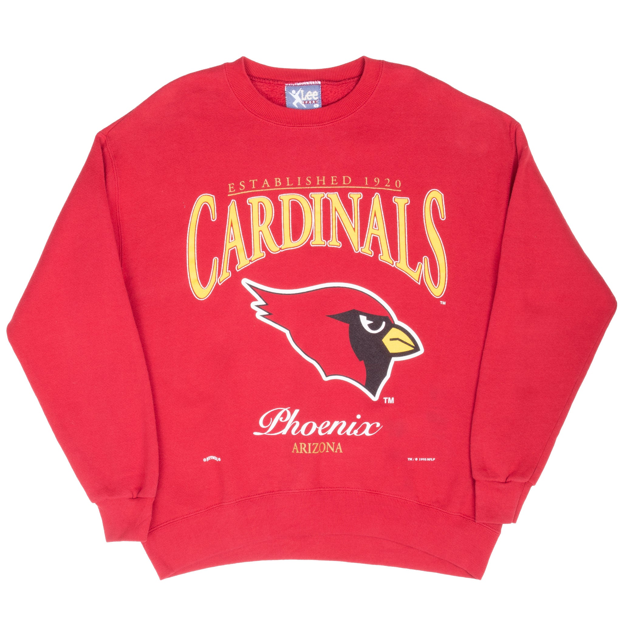 Vintage Nfl Arizona Cardinals Embroidered Sweatshirt 1990S Size Large