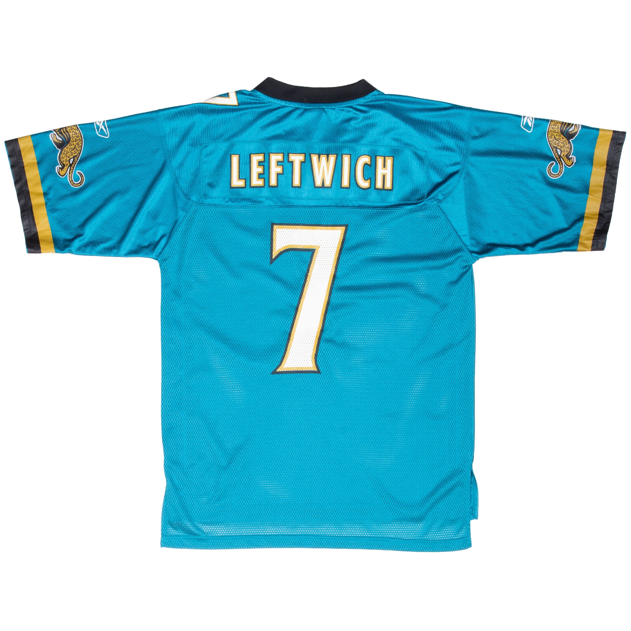 Vintage Nfl Jacksonville Jaguars Leftwich #7 Reebok Jersey 2000S Size Medium