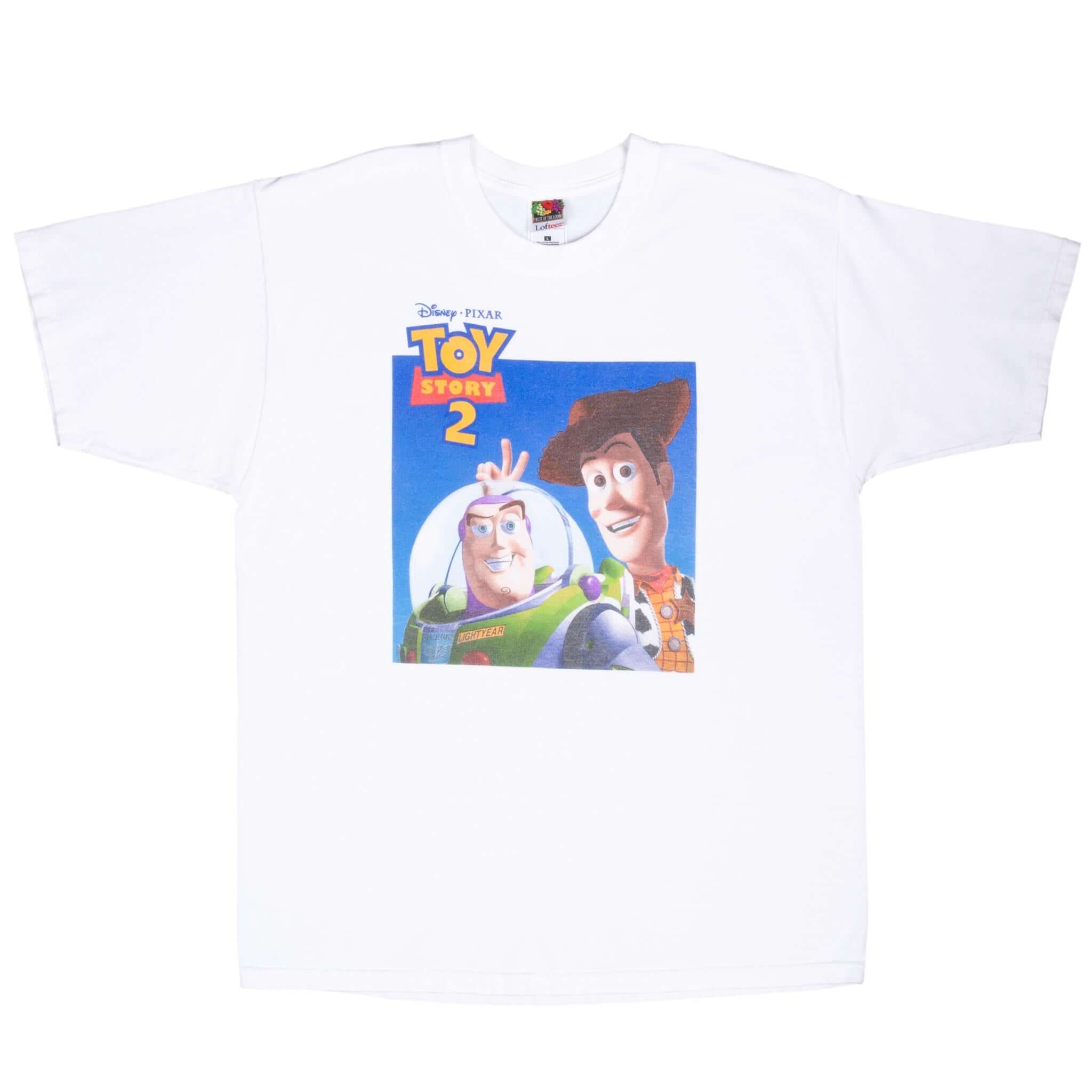 Vintage Disney Toy Story 2 Cast Member Tee Shirt 1999 Size Large