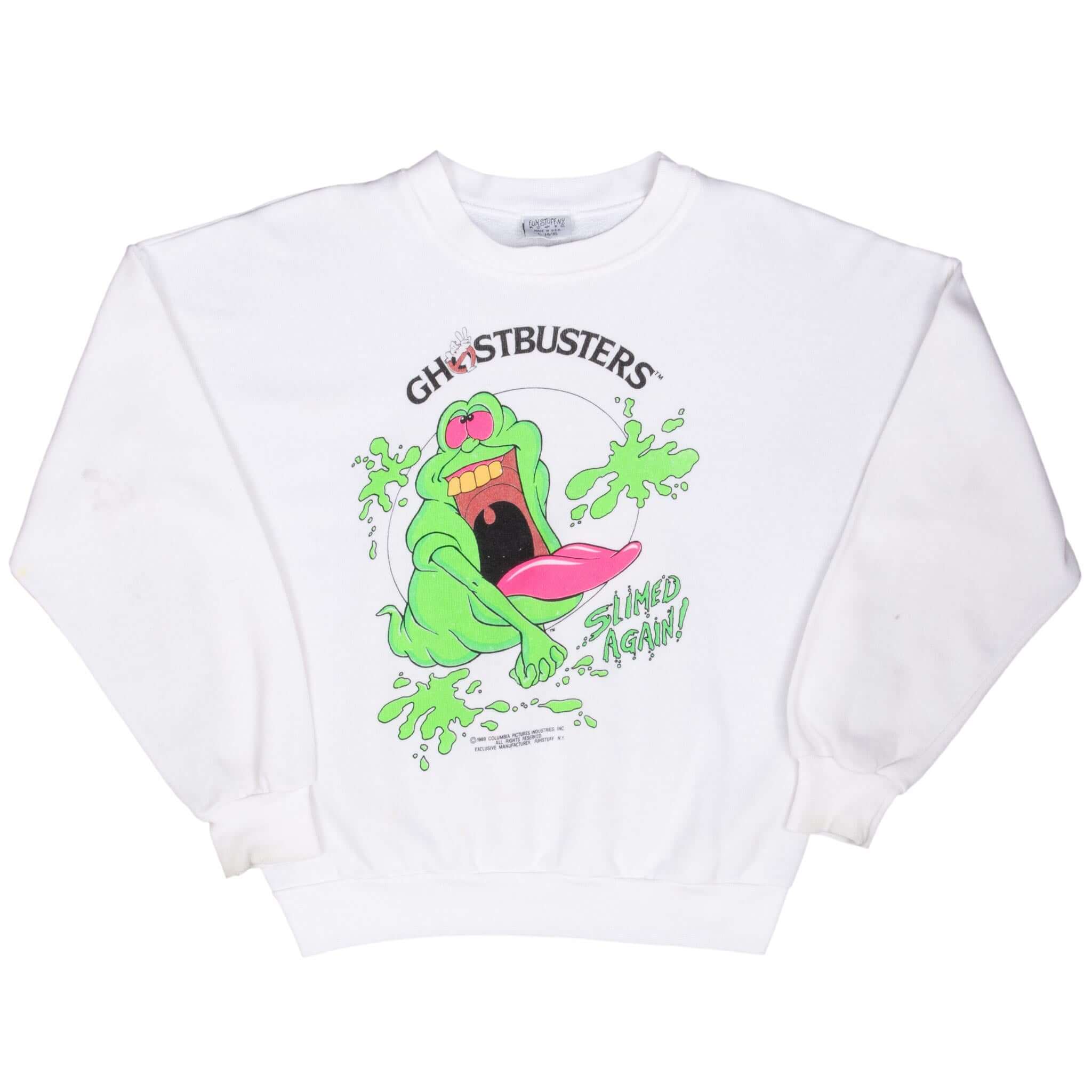 Vintage Ghostbusters Sweatshirt 1989 Size Large Youth (14/16) Made In Usa
