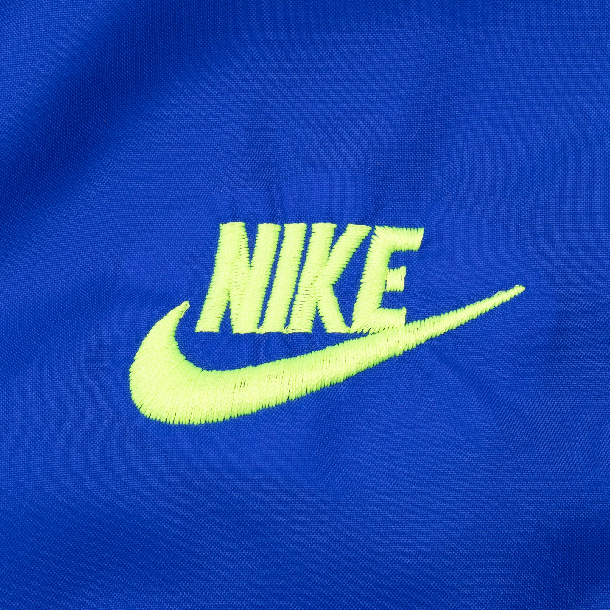 Vintage Nike Neon Blue Green Windbreaker Jacket Late 1980S Size Large