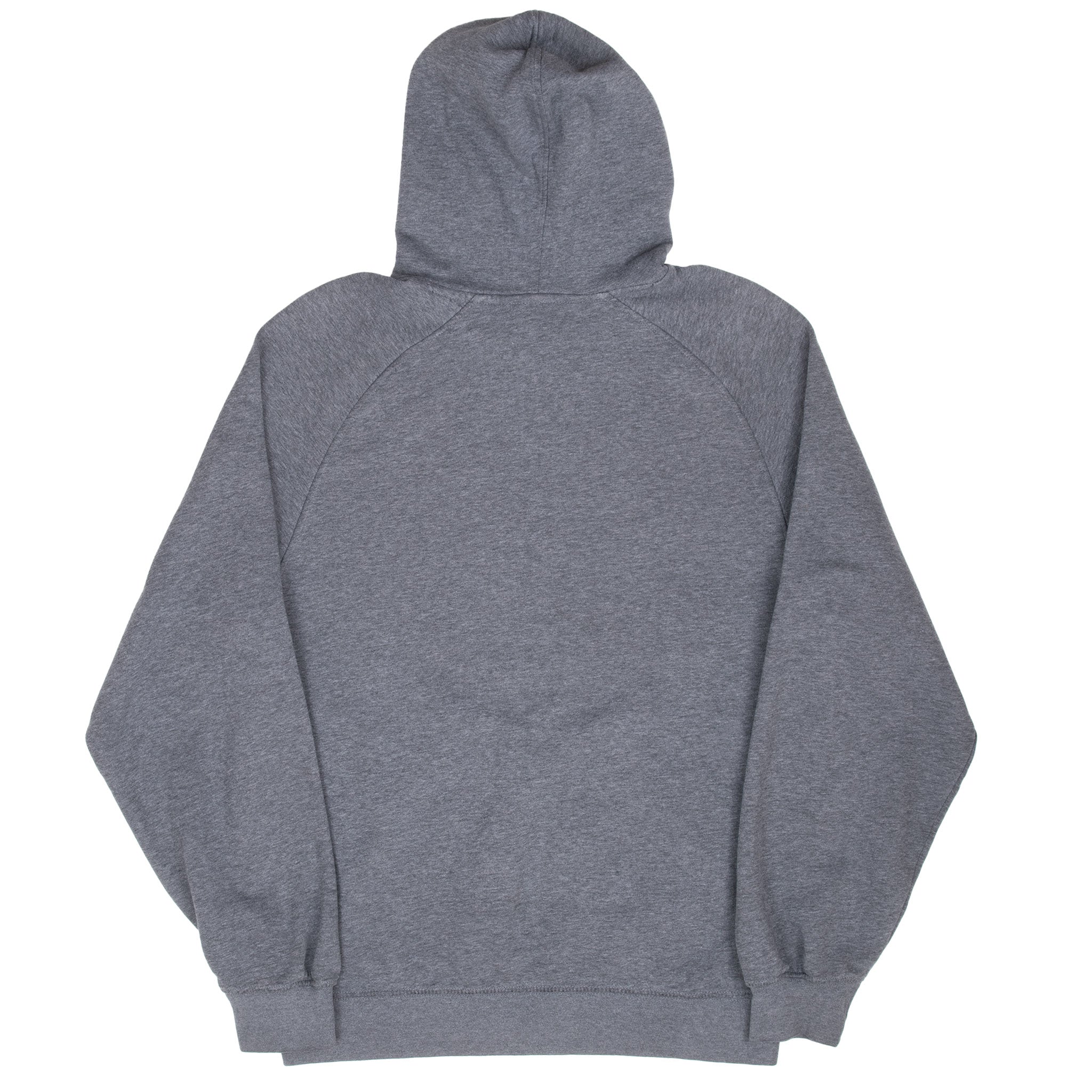 VINTAGE NIKE CLASSIC SWOOSH DARK GREY HOODIE SWEATSHIRT 2000S MEDIUM