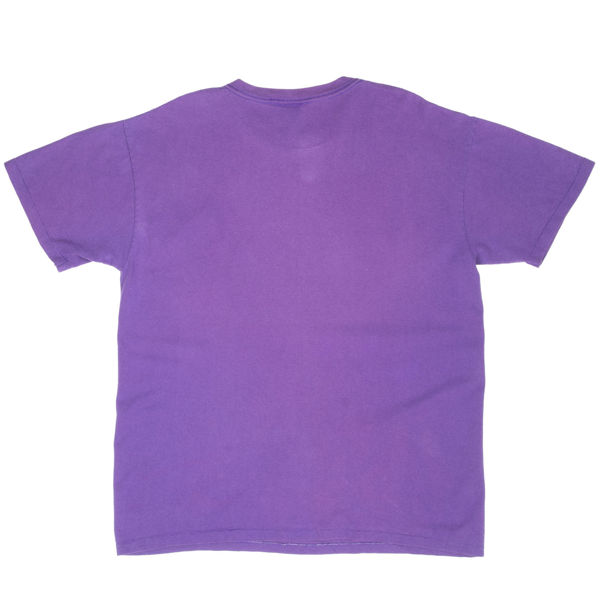 Plain back of purple Utah Jazz short-sleeve T-shirt