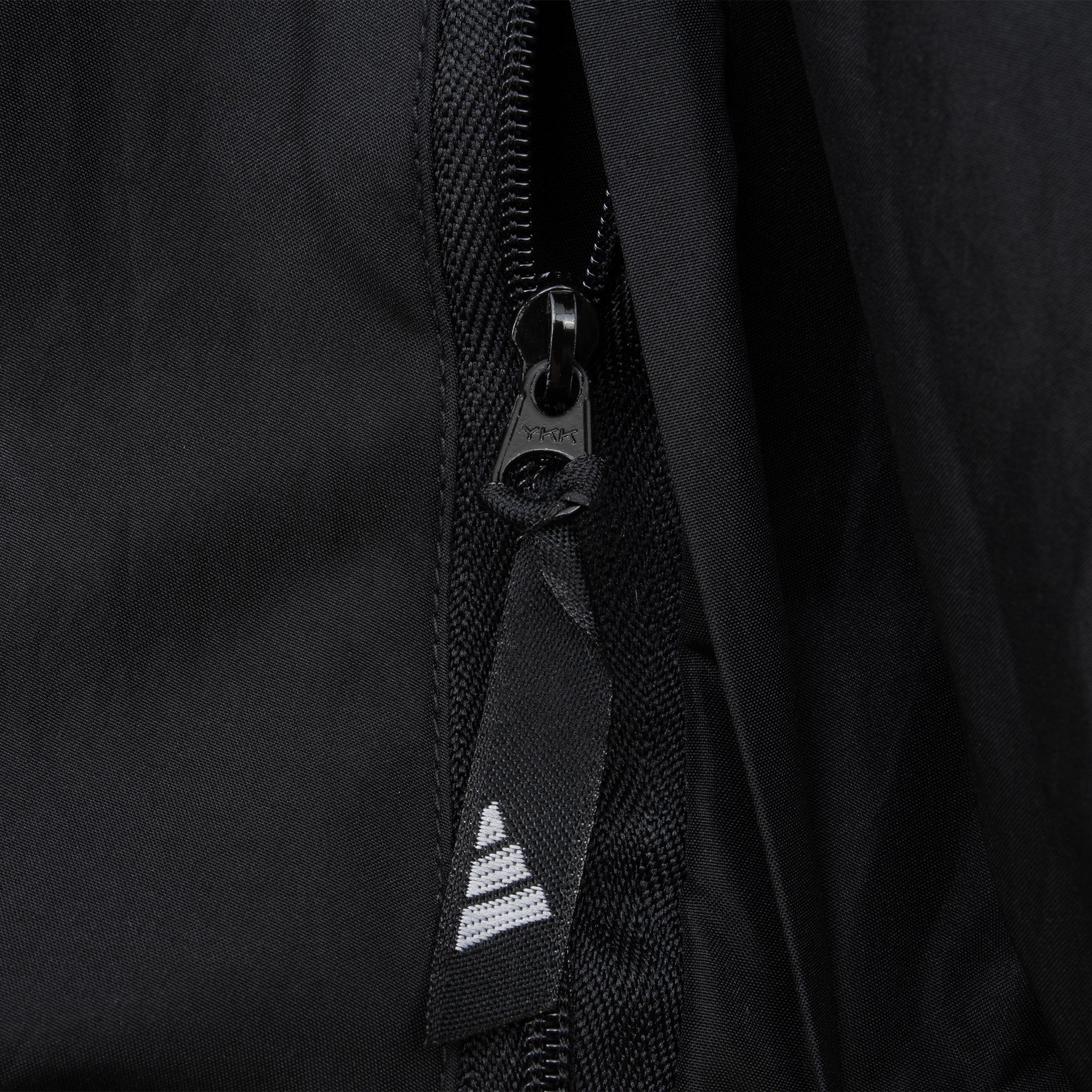 Vintage Adidas Black Hooded Pullover Windbreaker Jacket 1990S Size Large