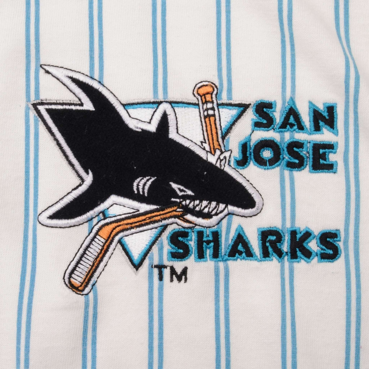 Vintage NHL San Jose Sharks Starter Tee Shirt 1991 Size Large