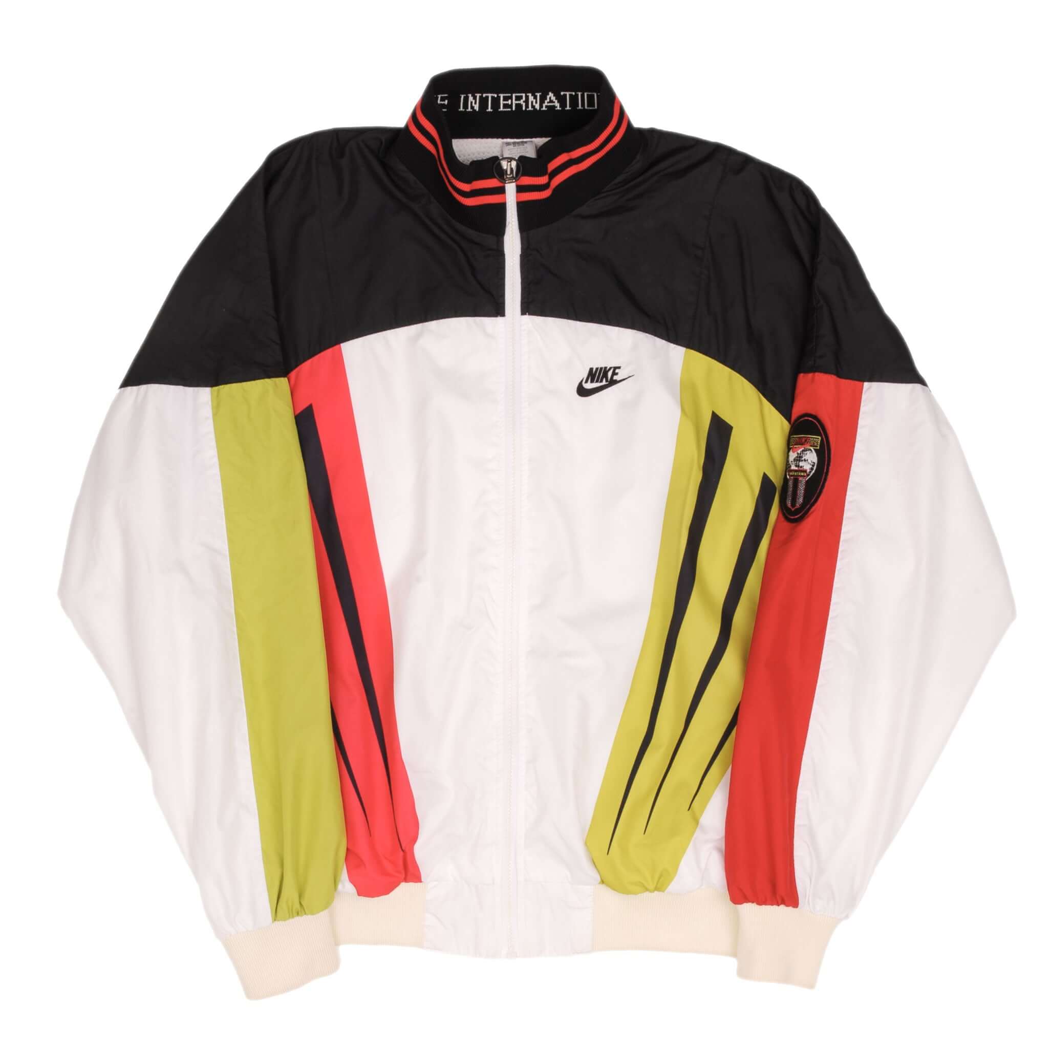 Vintage Nike International Neon Shell Windbreaker Jacket From 1990S Jacket Size Large