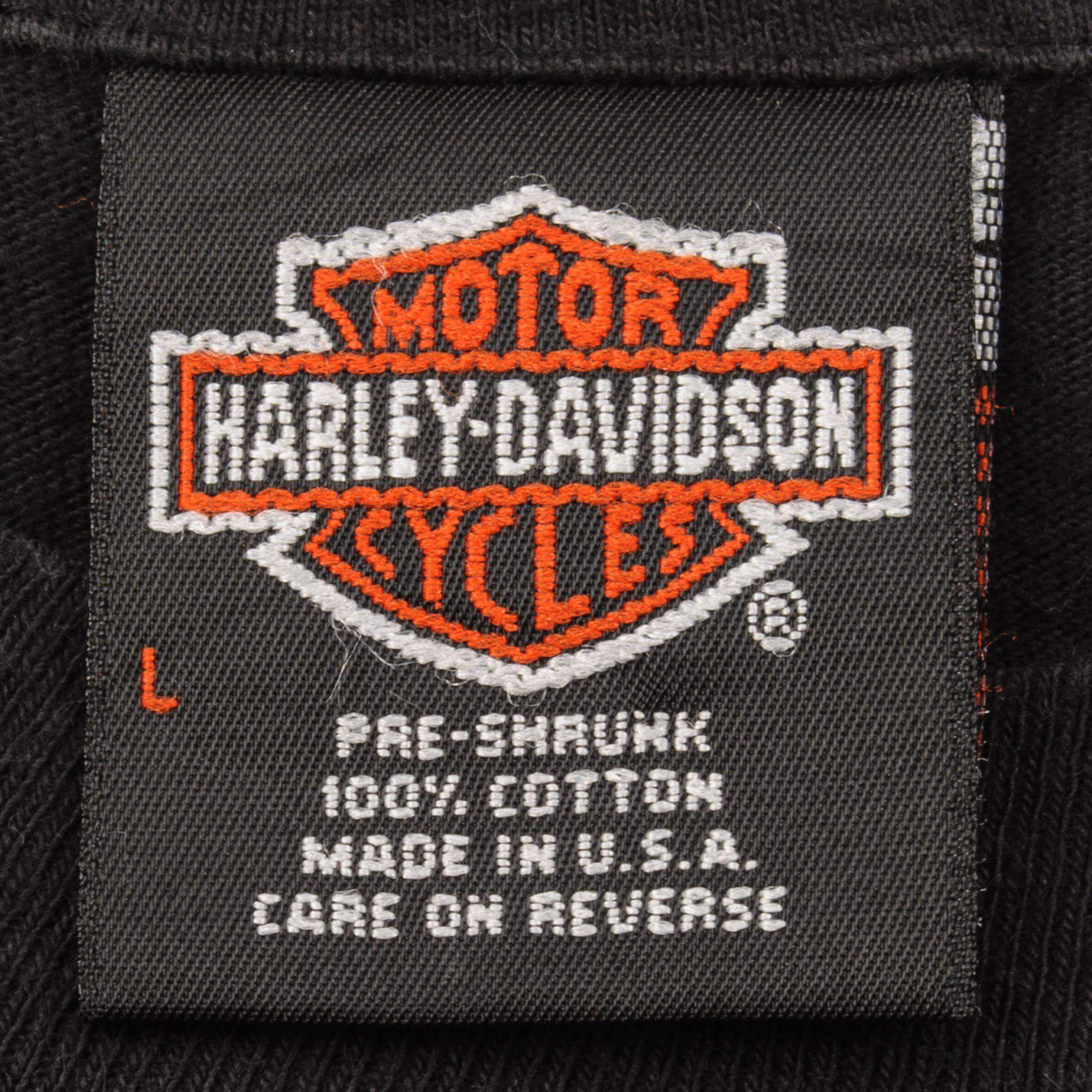 VINTAGE HARLEY DAVIDSON TEE SHIRT 1995 SIZE LARGE MADE IN USA