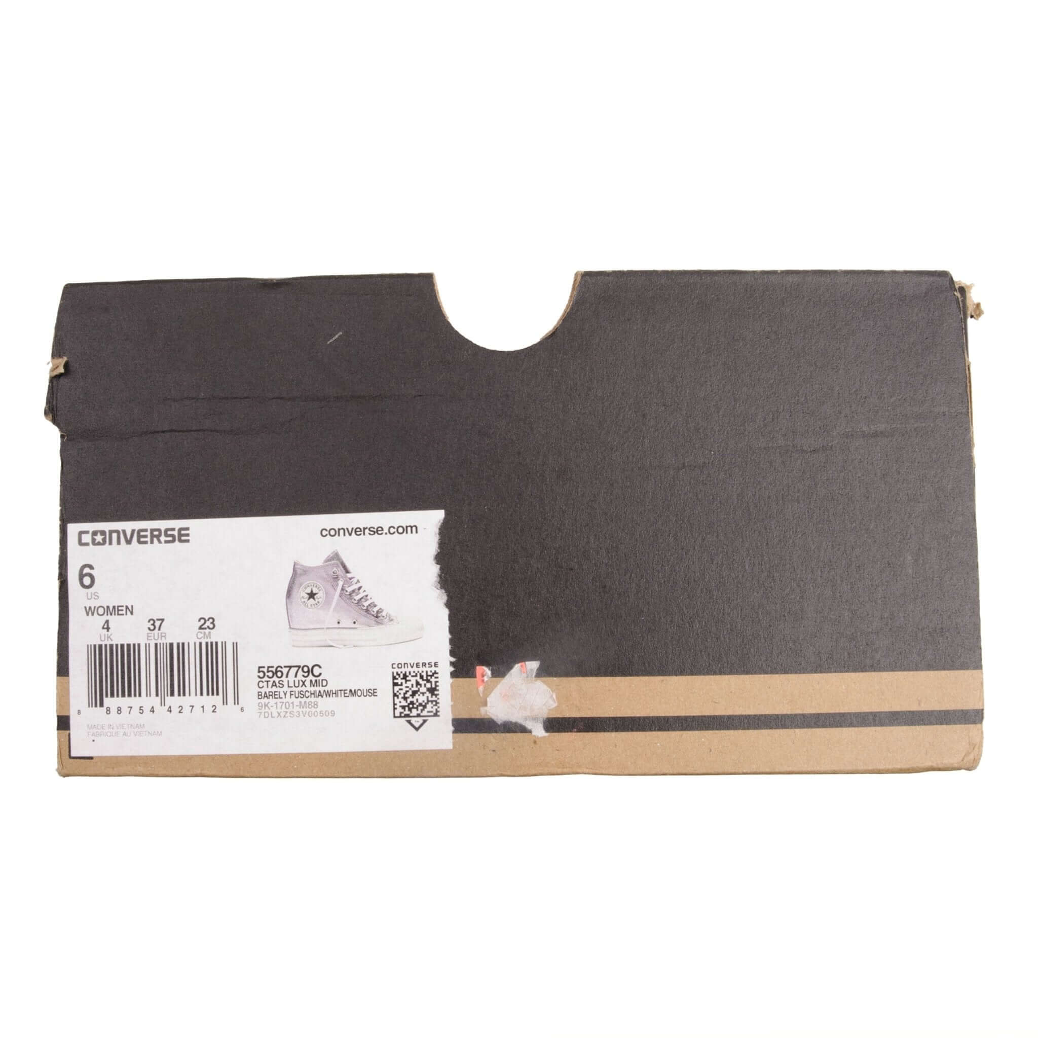 Deadstock Converse Chuck Taylor All Star Lux Metallic Mid Purple 556779C Size 6 Women With The Box