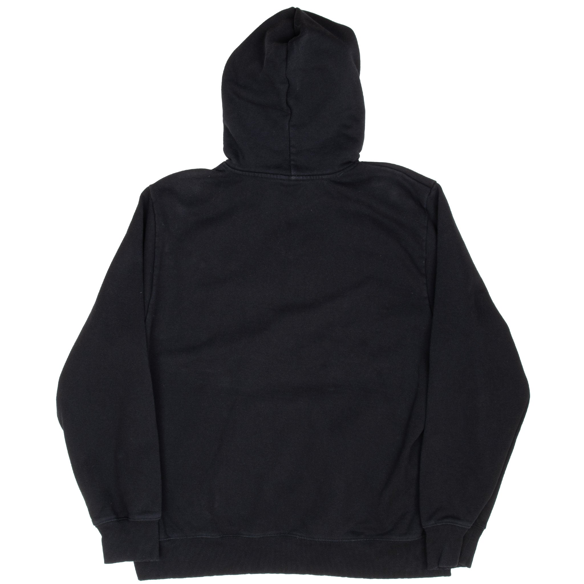 Back of black The North Face pullover hoodie