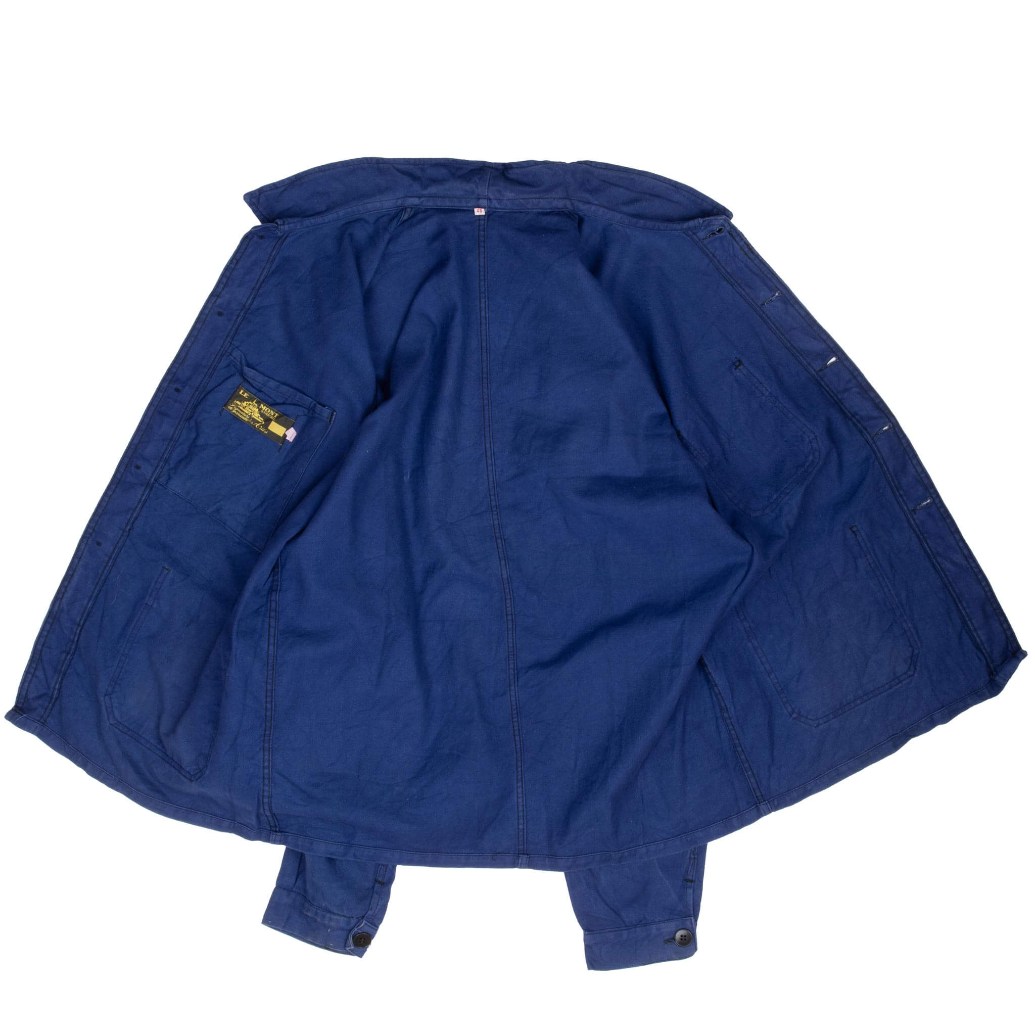 Vintage French Workwear Mont St Michel Moleskin Jacket 1960S Size Medium Made In France
Size 48EU