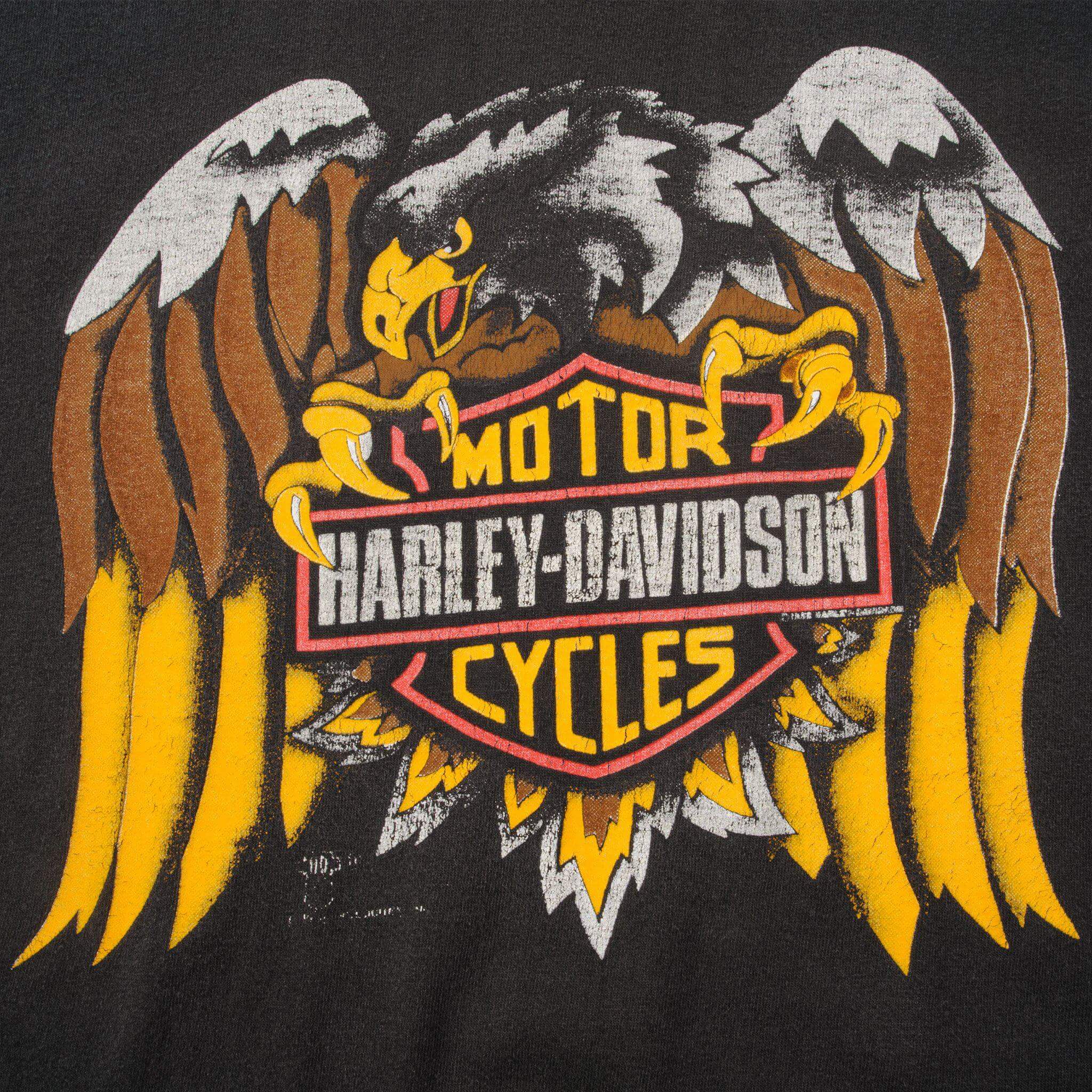 VINTAGE HARLEY DAVIDSON TEE SHIRT SIZE LARGE MADE IN USA