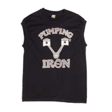 Vintage Harley Davidson Pumping Iron Tank Top Tee Shirt 1986 Size Large Made In USA 80s