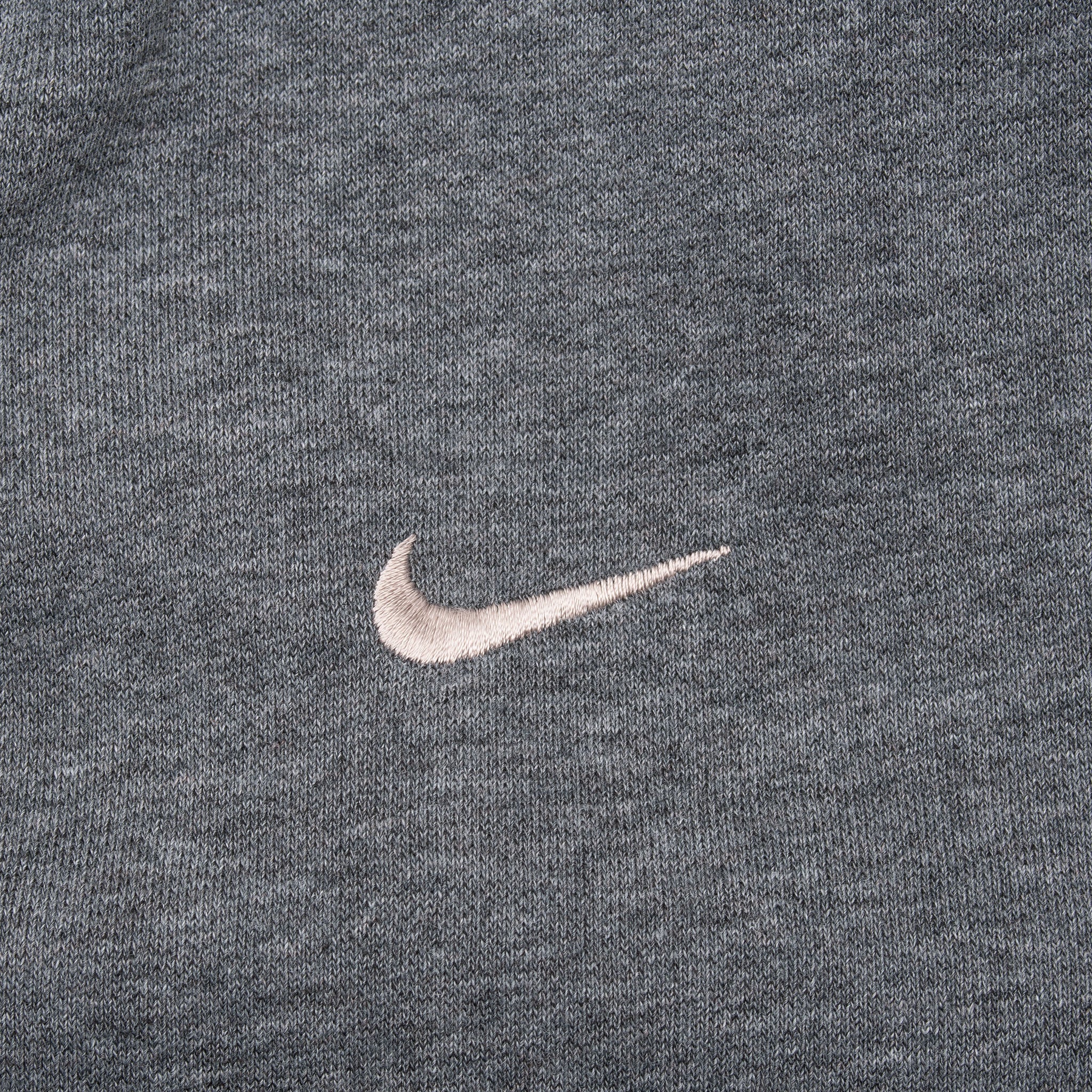 VINTAGE NIKE CLASSIC SWOOSH DARK GREY HOODIE SWEATSHIRT 2000S MEDIUM