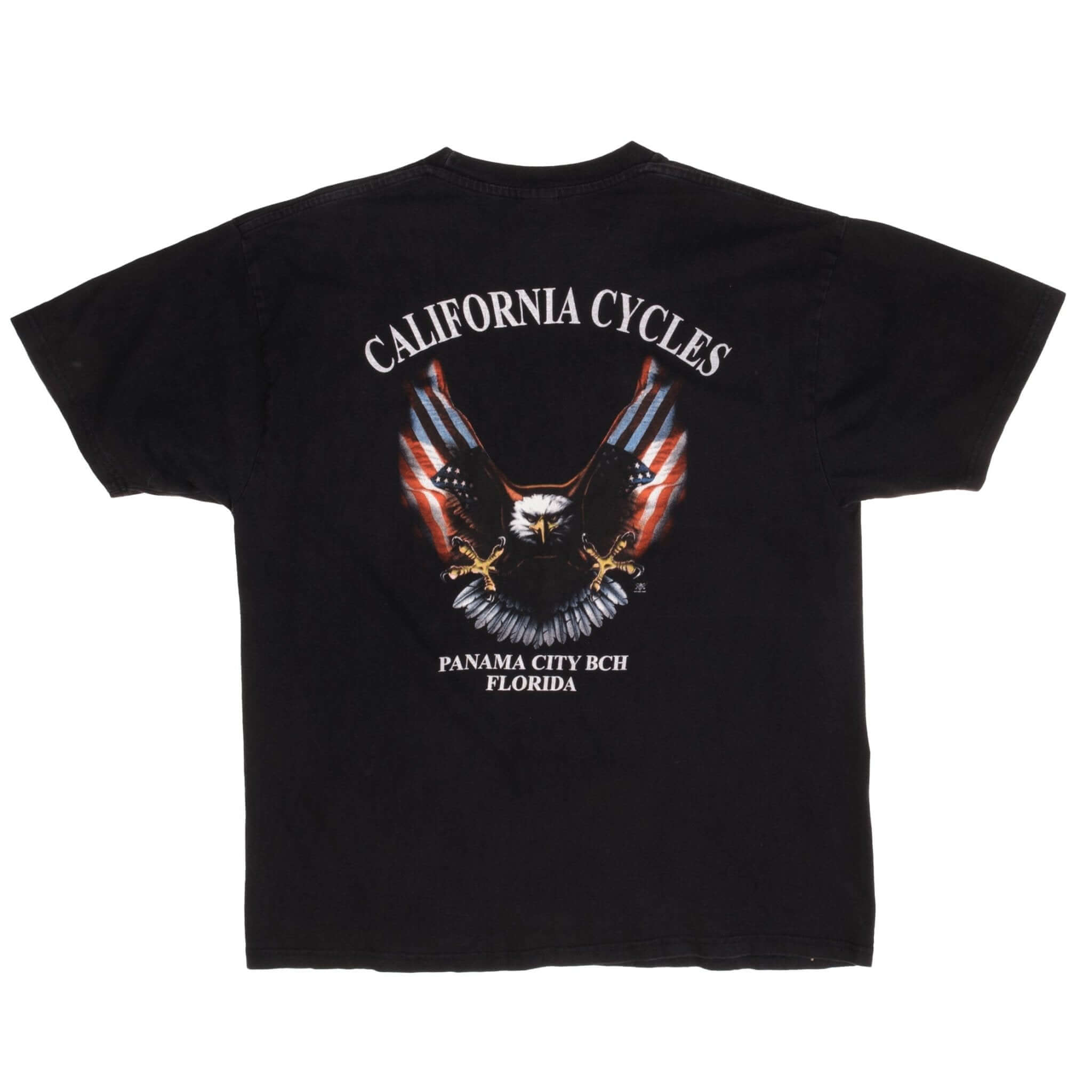 Vintage Hawgs and Stripes Pig Biker Tee Shirt 2000 Size XL