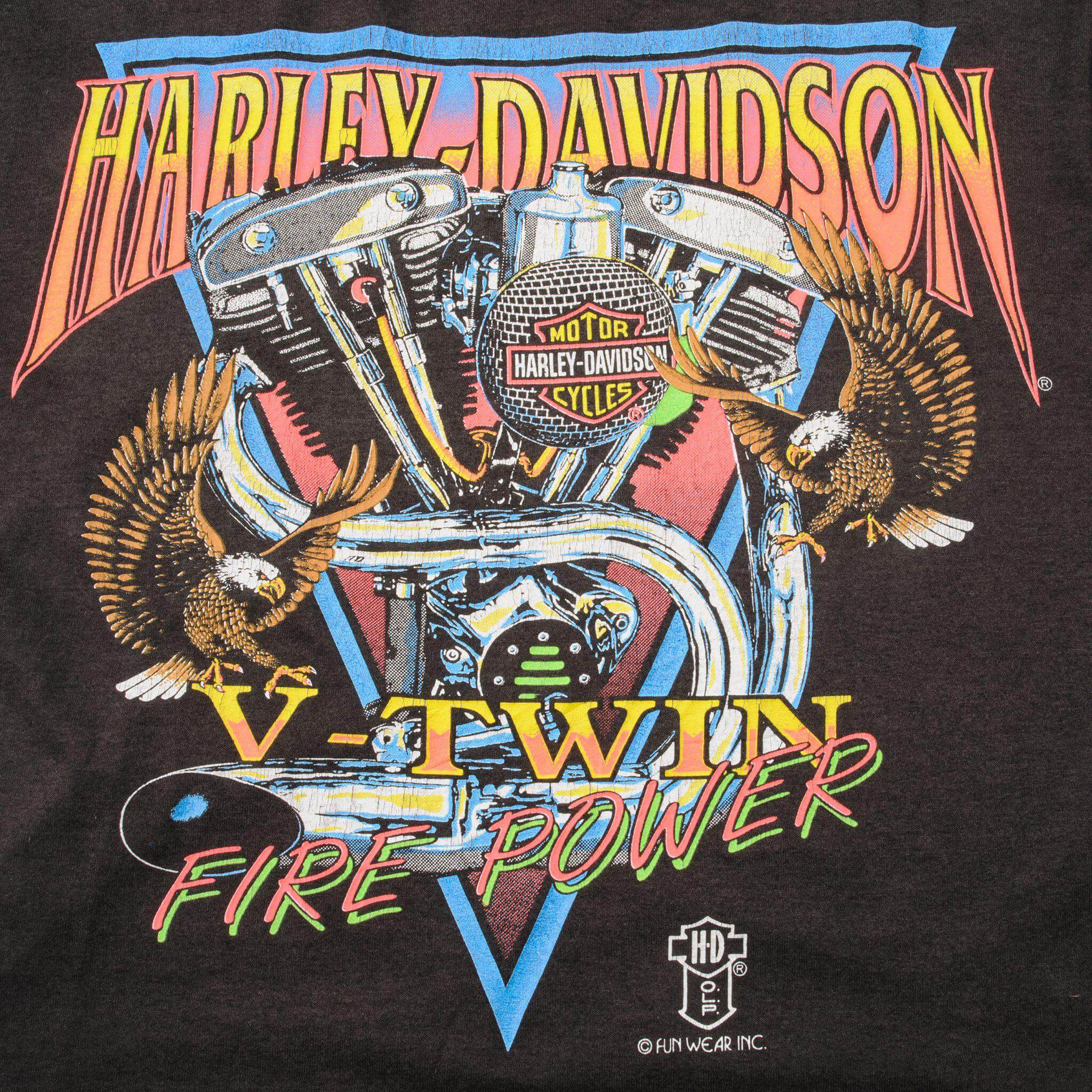 VINTAGE HARLEY DAVIDSON TEE SHIRT SIZE XL MADE IN USA