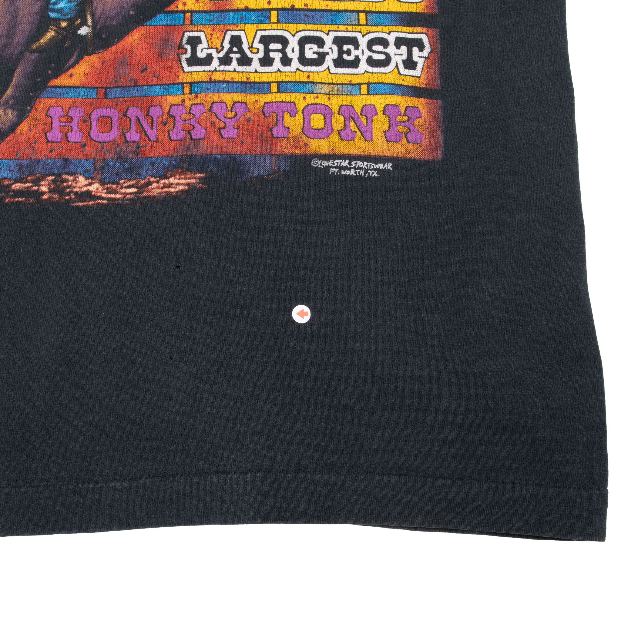 VINTAGE BILLY BOB'S TEXAS RODEO TEE SHIRT SIZE LARGE 1990S MADE IN USA