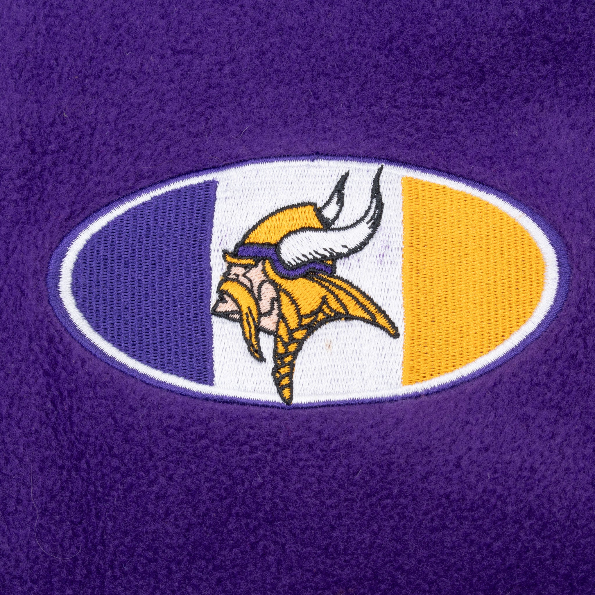 Vintage Nfl Minnesota Vikings Starter Pullover Fleece Jacket 1990S Size Medium