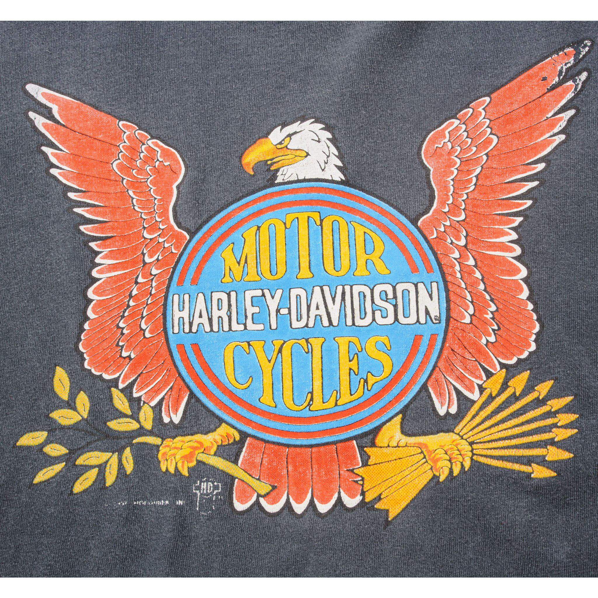 VINTAGE HARLEY DAVIDSON TEE SHIRT SIZE LARGE MADE IN USA