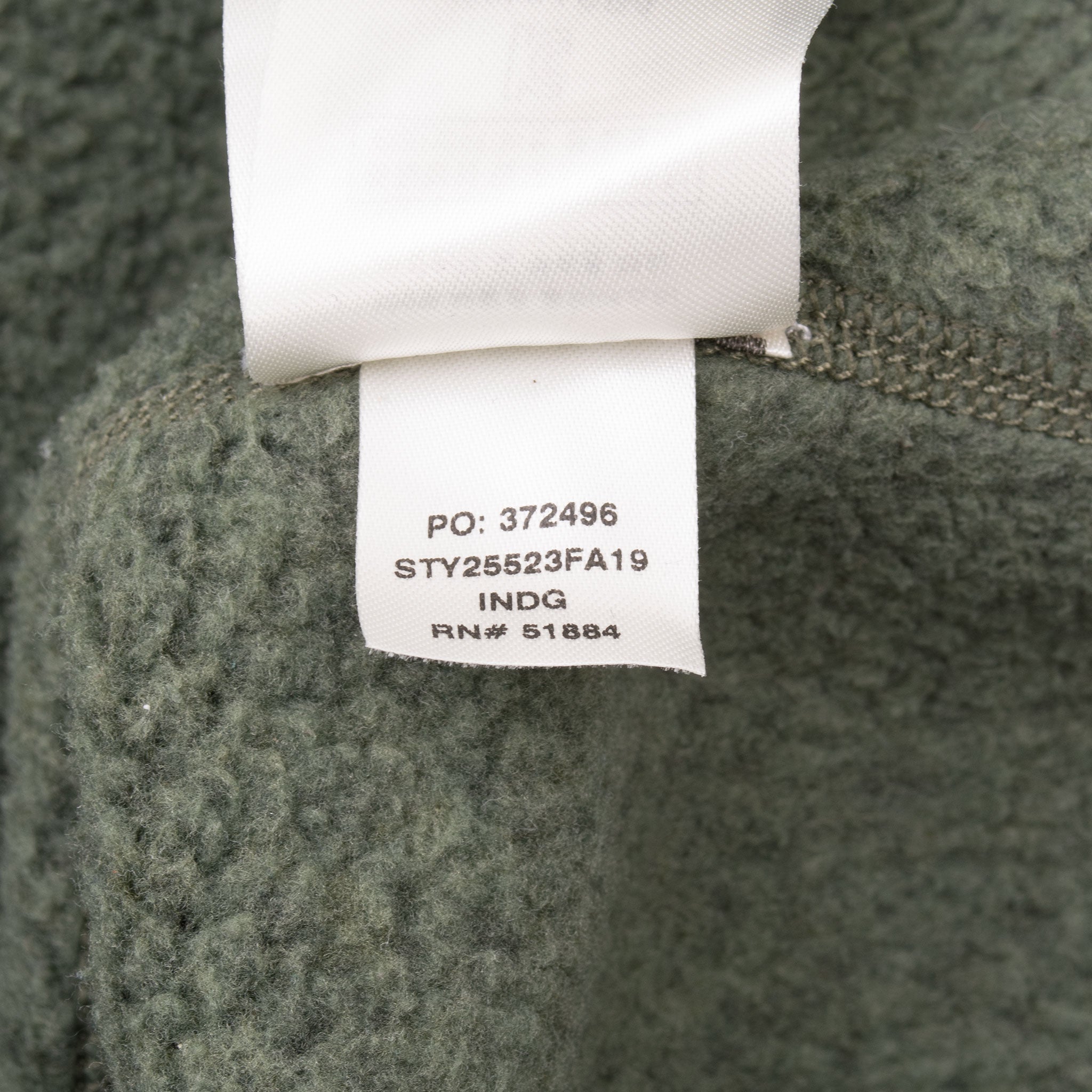 VINTAGE PATAGONIA GREEN PULLOVER BETTER SWEATER 1/4 ZIP FLEECE 2019 JACKET LARGE