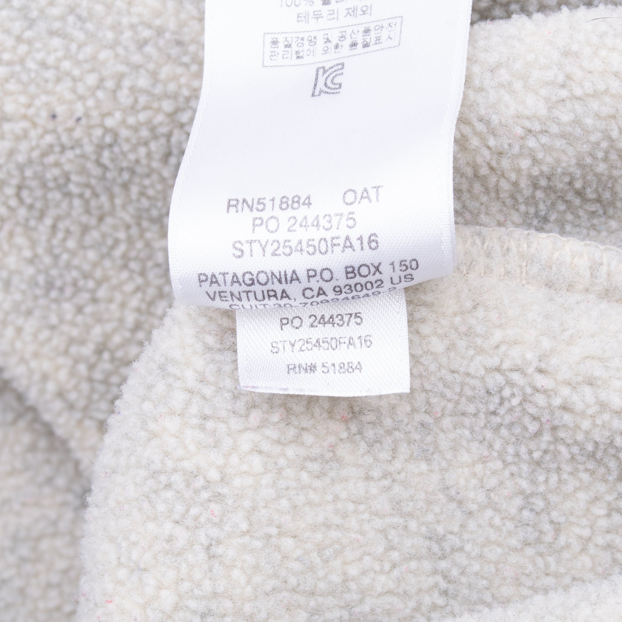 VINTAGE PATAGONIA BEIGE OAT SYNCHILLA SNAP T FLEECE PULLOVER JACKET 2016 MEDIUM
