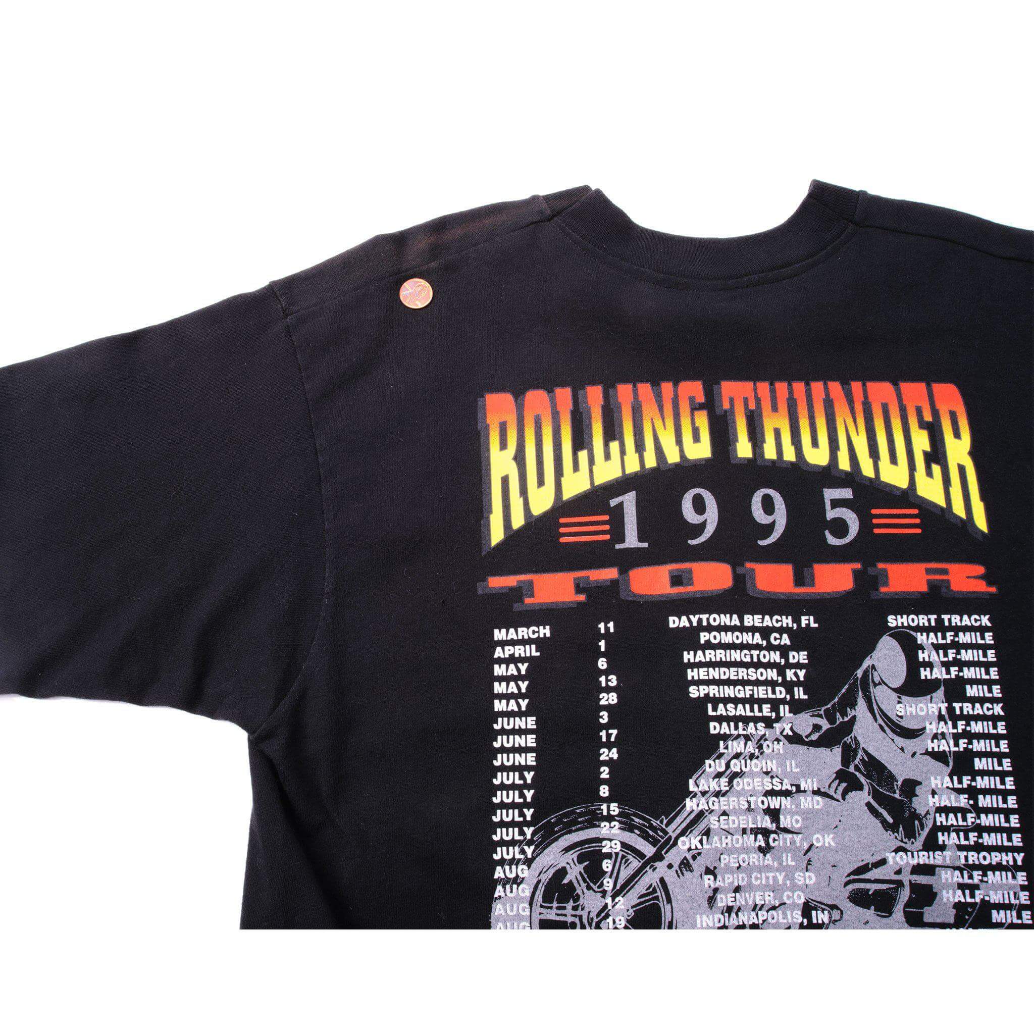 VINTAGE POMONA 1/2 MILES NATIONAL TEE SHIRT 1995 SIZE LARGE MADE IN USA