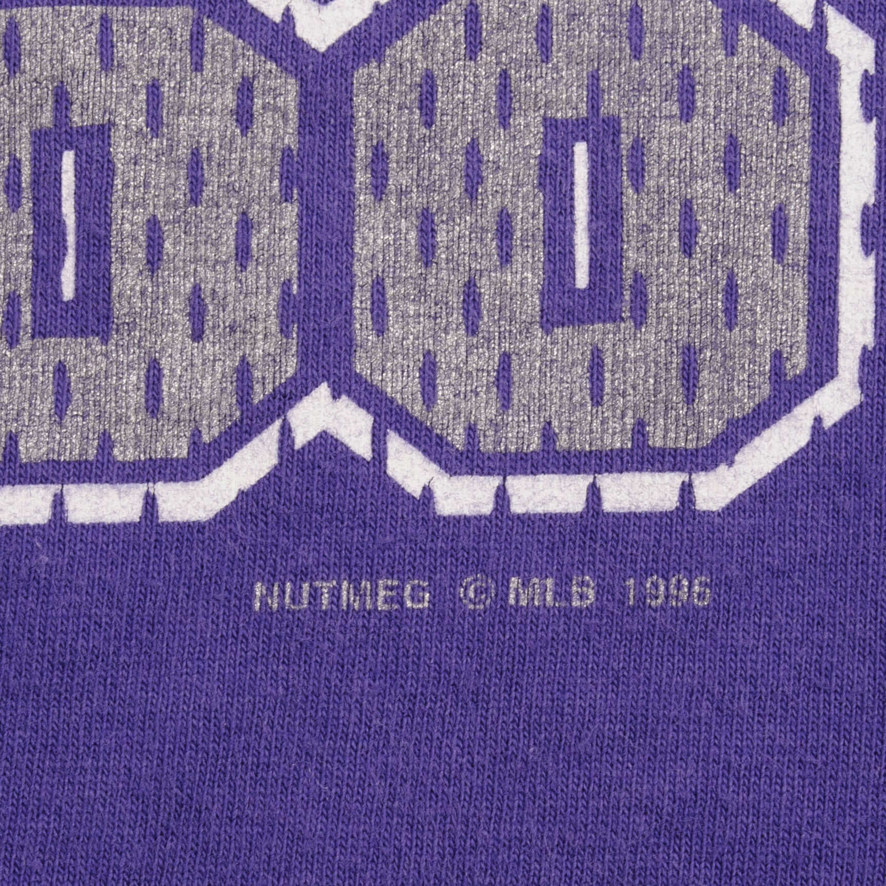 Vintage Purple MLB Colorado Rockies Tee Shirt 1996 Size Large Made In USA