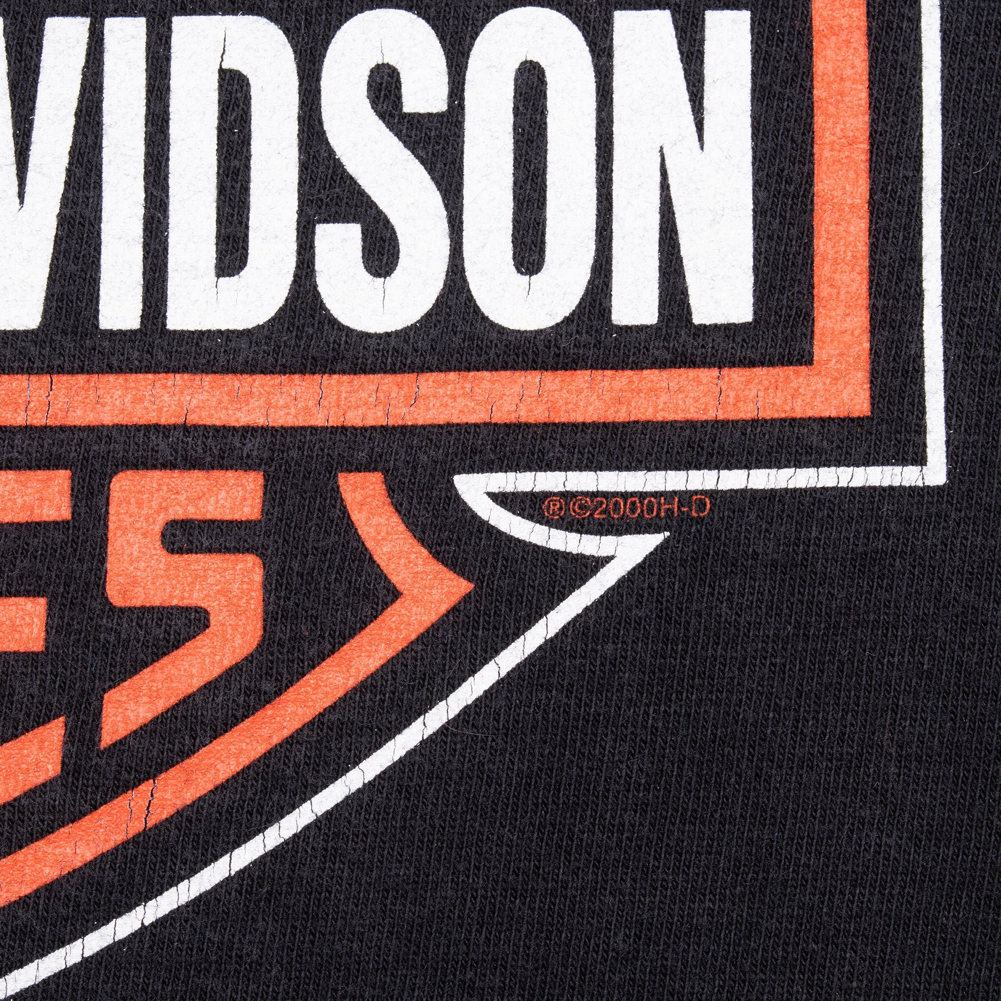 Vintage Harley Davidson Hollywood Tee Shirt 2000 Size XL Made In Usa