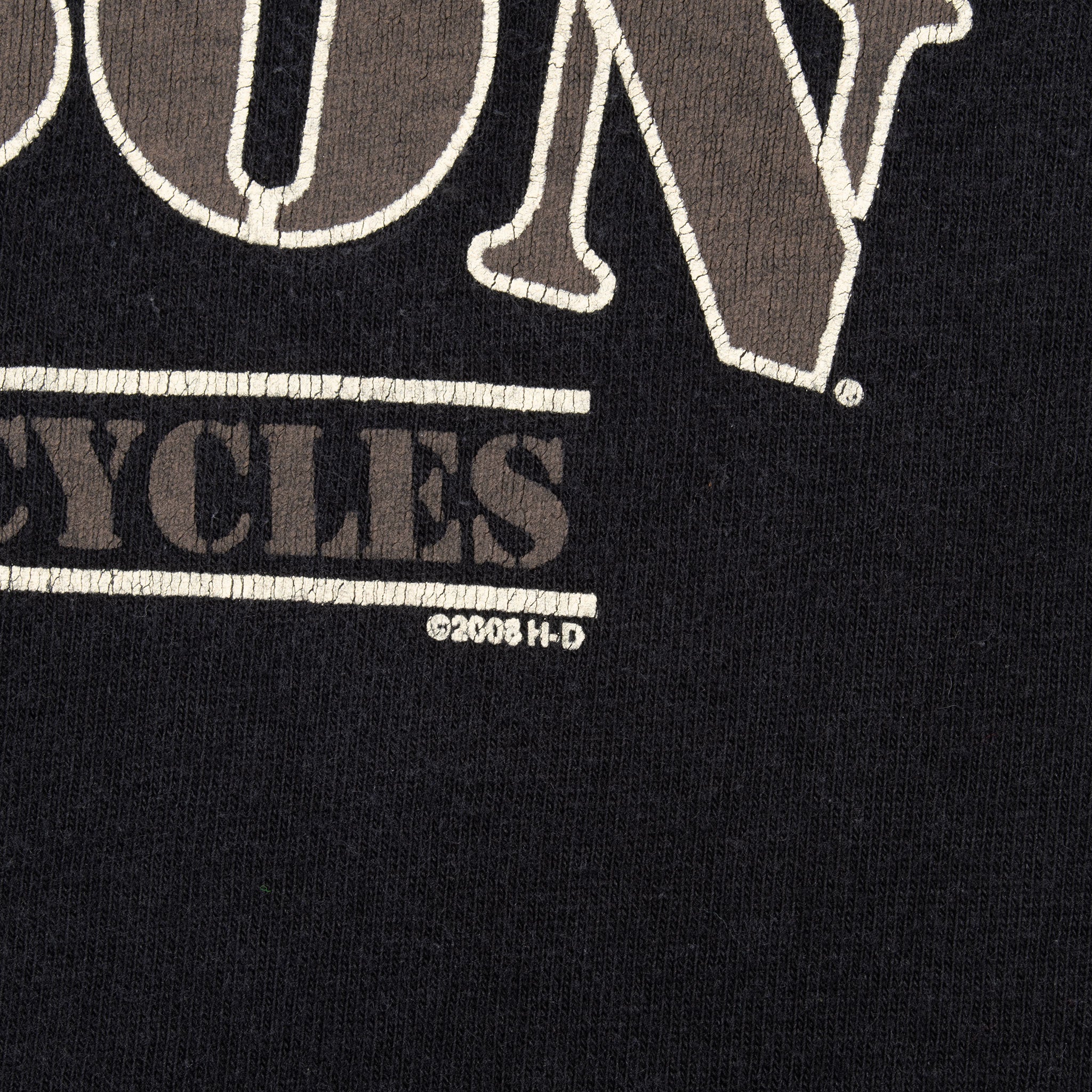 Vintage Harley Davidson Crystal River Florida 2008 Tee Shirt Size Medium Made In Usa