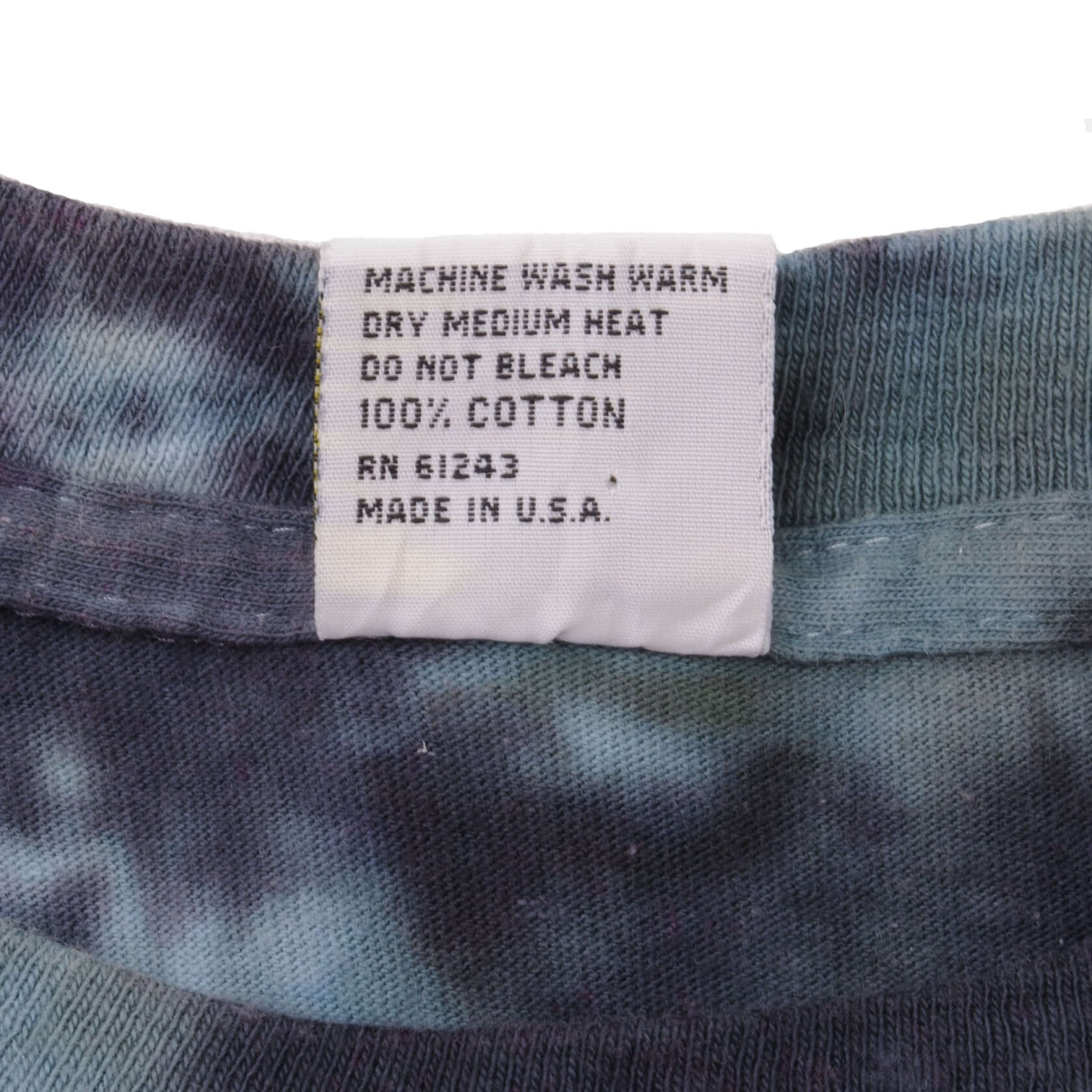 Vintage Tie Dye Arlo Guthrie All Over The World Signed Tee Shirt 1991 Size Xl Made In USA