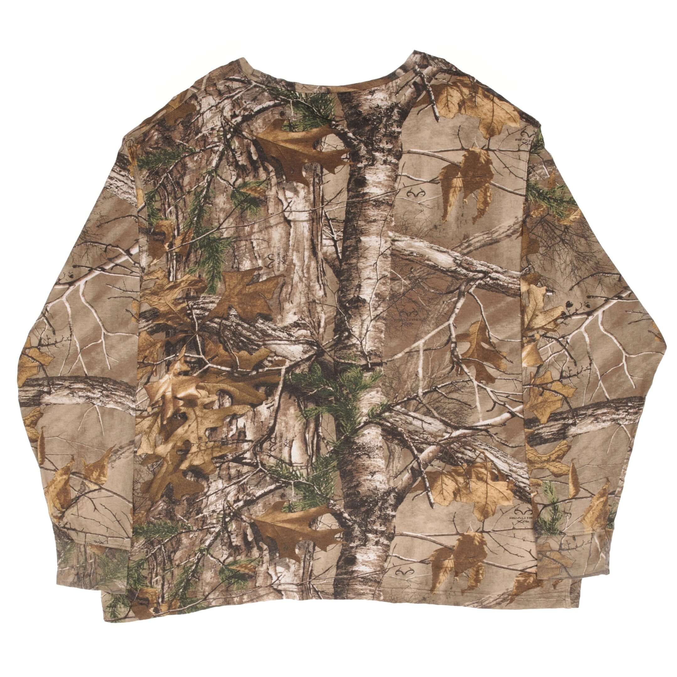 Vintage Hunting Realtree Xtra Camo Long Sleeve Tee Shirt Size XL
