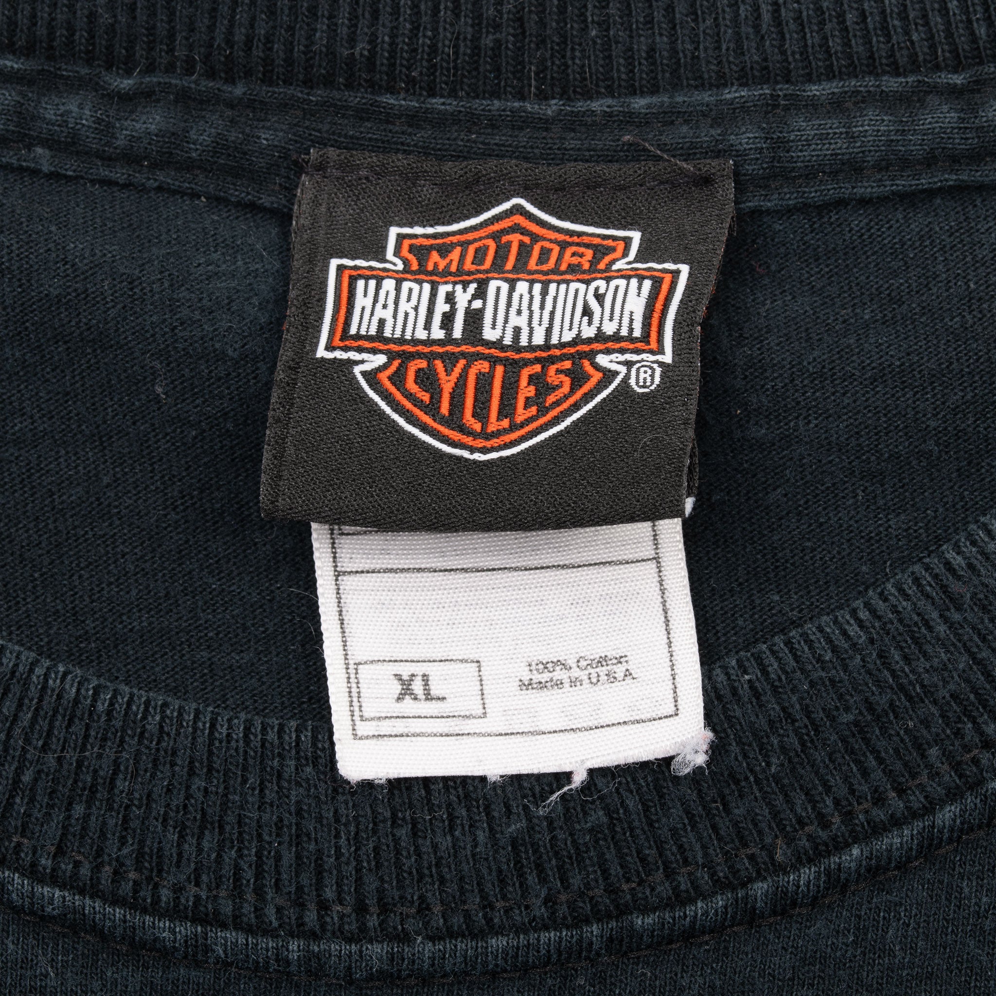 Vintage Harley Davidson Police Tee Shirt 1990S Size Large Made In Usa