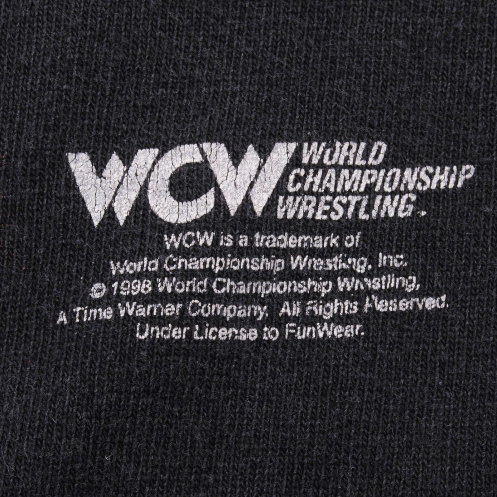 Vintage World Championship Wrestling Goldberg Long Sleeve Tee Shirt 1998 Size Medium