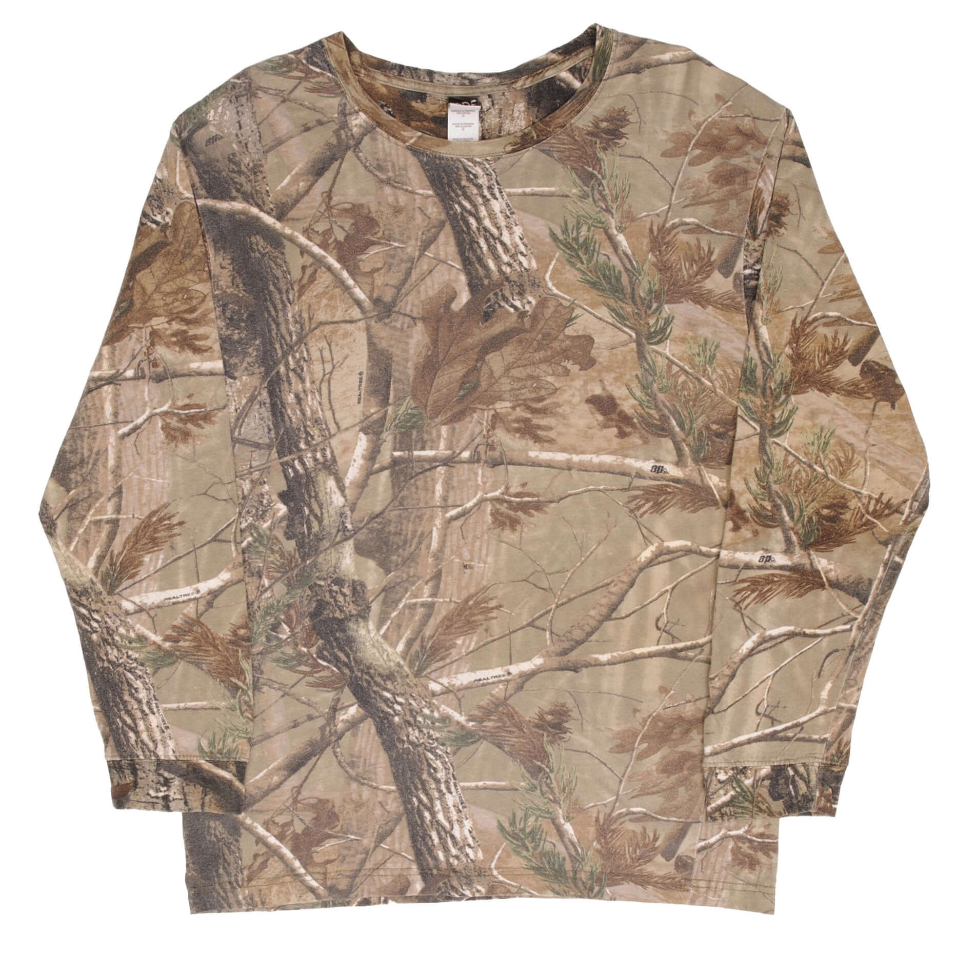 Vintage Hunting Realtree Aphd Camo Long Sleeve Tee Shirt Size Large