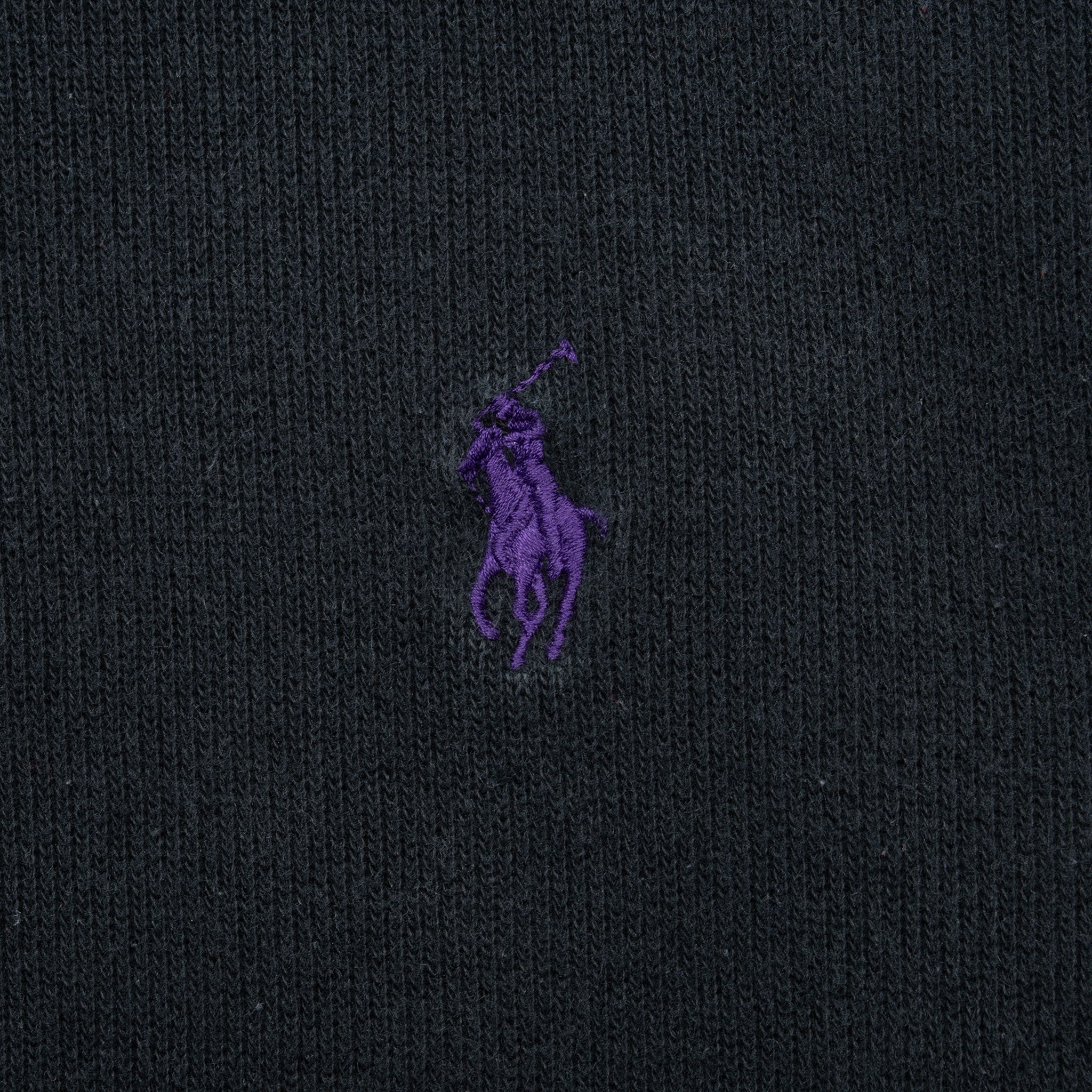 Vintage Polo Ralph Lauren Black Quarter 1/4 Zip Sweater 1990S Size Large