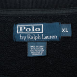 Vintage Ralph Lauren 1990S Classic Black Crewneck Sweatshirt Size XL